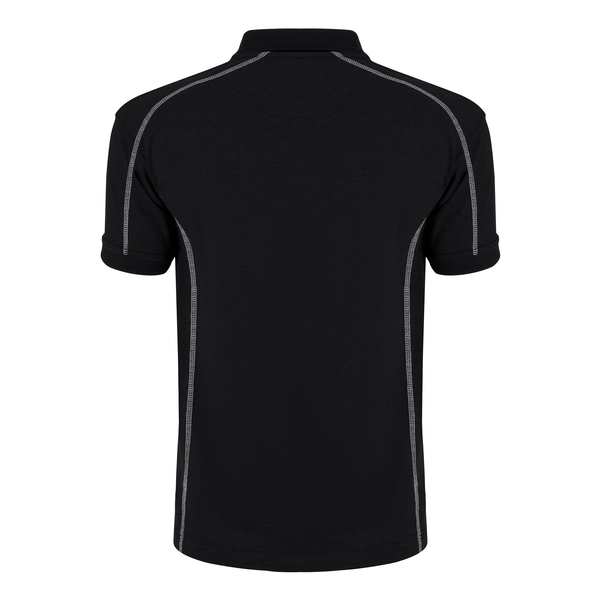 Crane Poloshirt Black Back