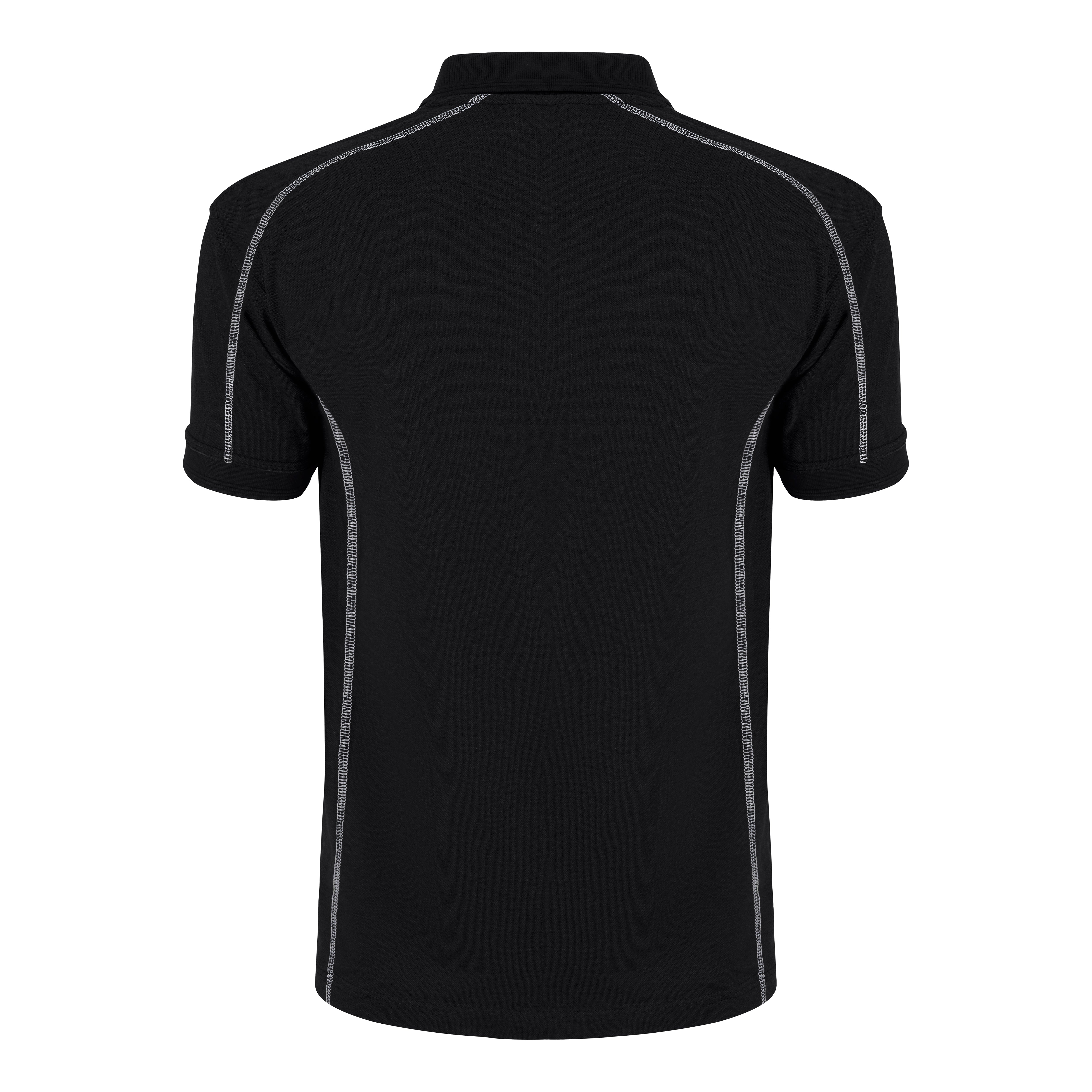 Crane Poloshirt Black Back