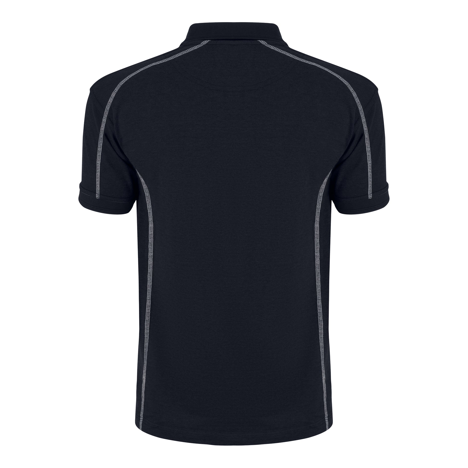 Crane Poloshirt Navy Back