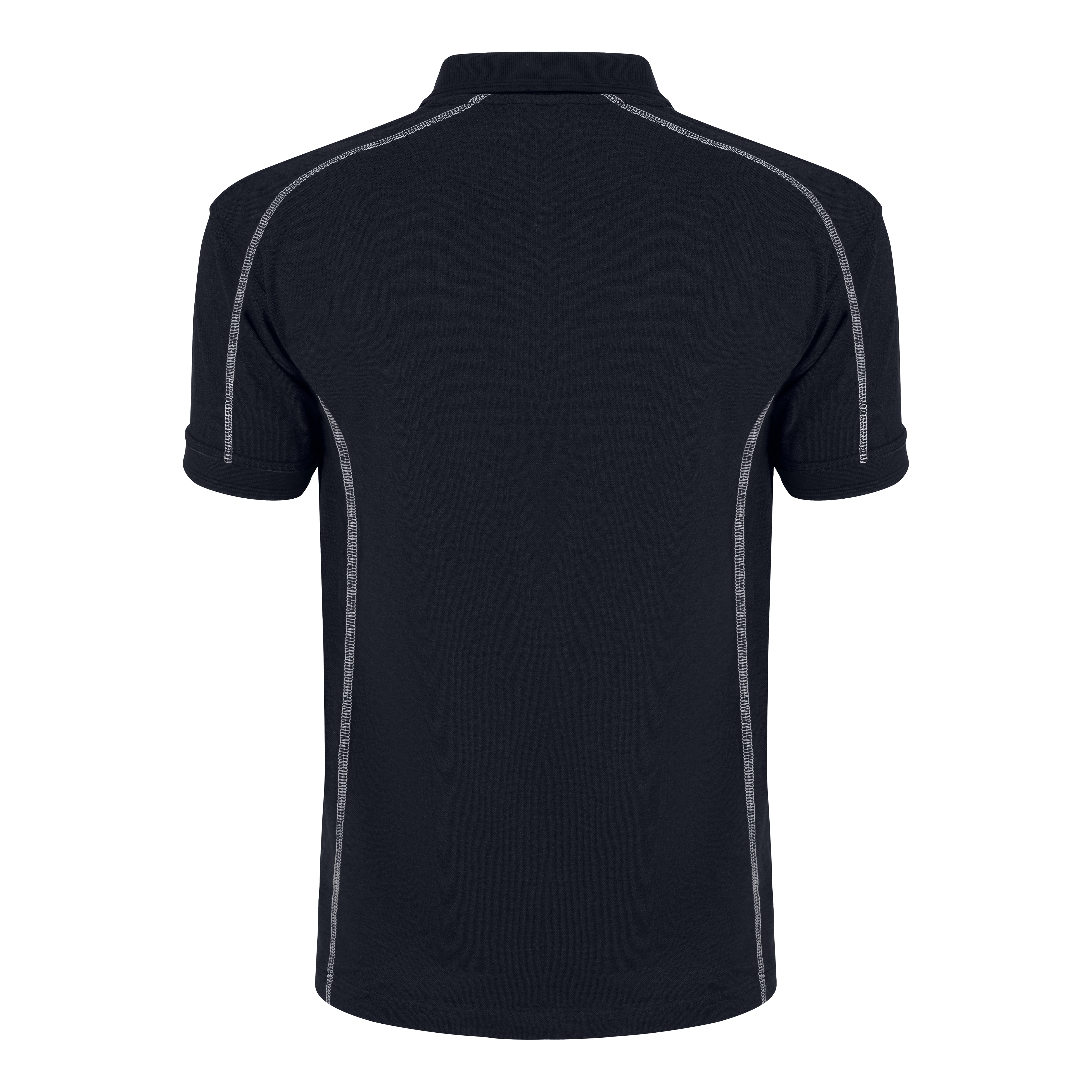 Crane Poloshirt Navy Back