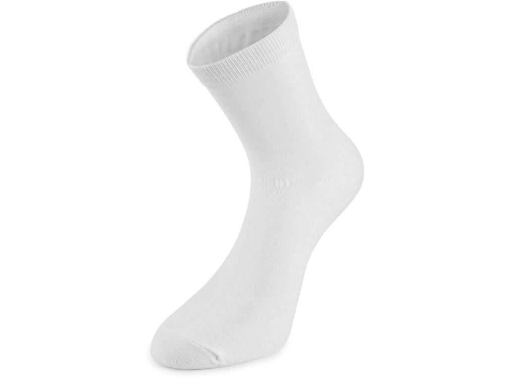 Socks CXS VERDE: Classic smooth socks designed for leisure and professional activities, elastic rubber hem.