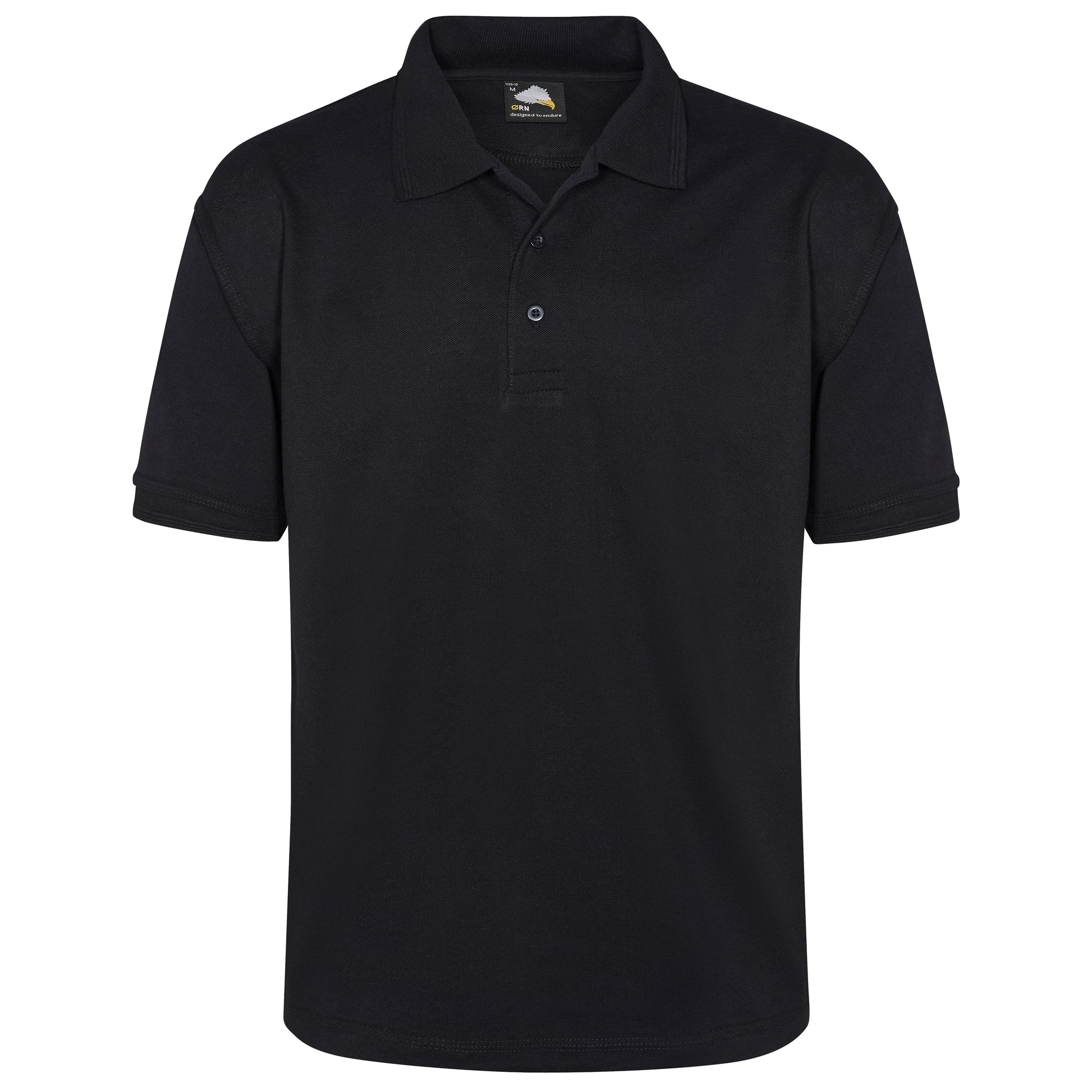 Eagle Poloshirt Black Front
