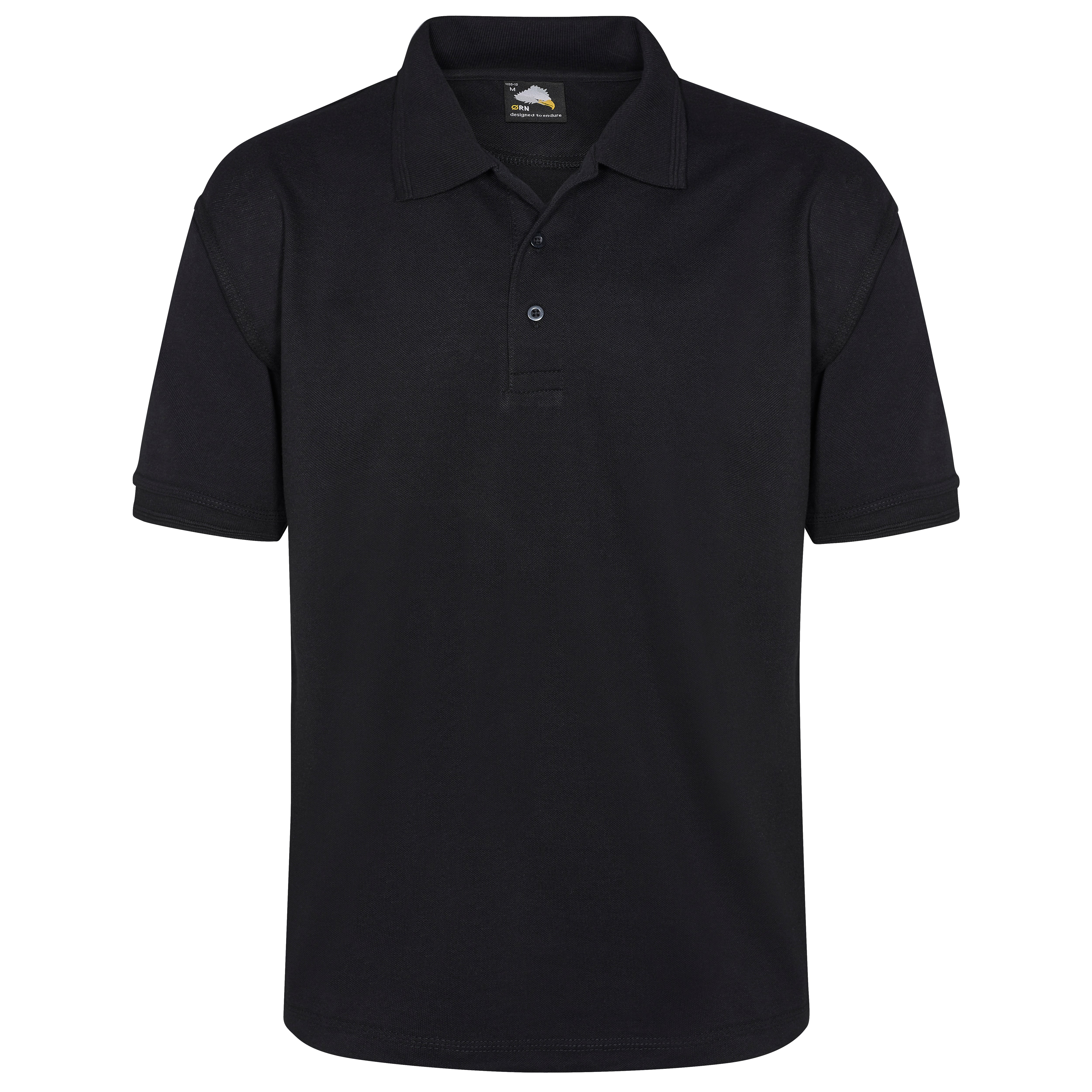 Eagle Poloshirt Black Front