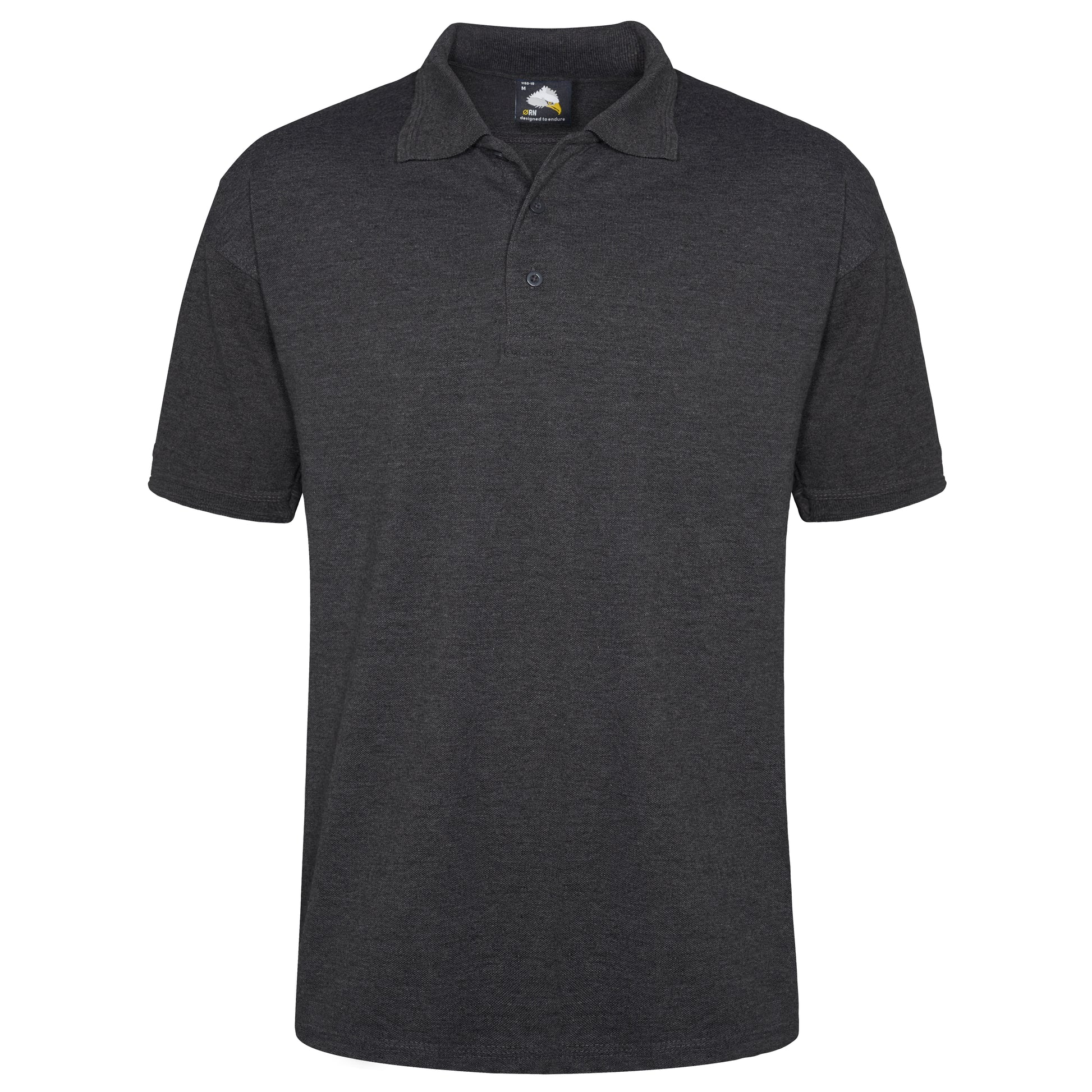 Eagle Poloshirt Charcoal Front