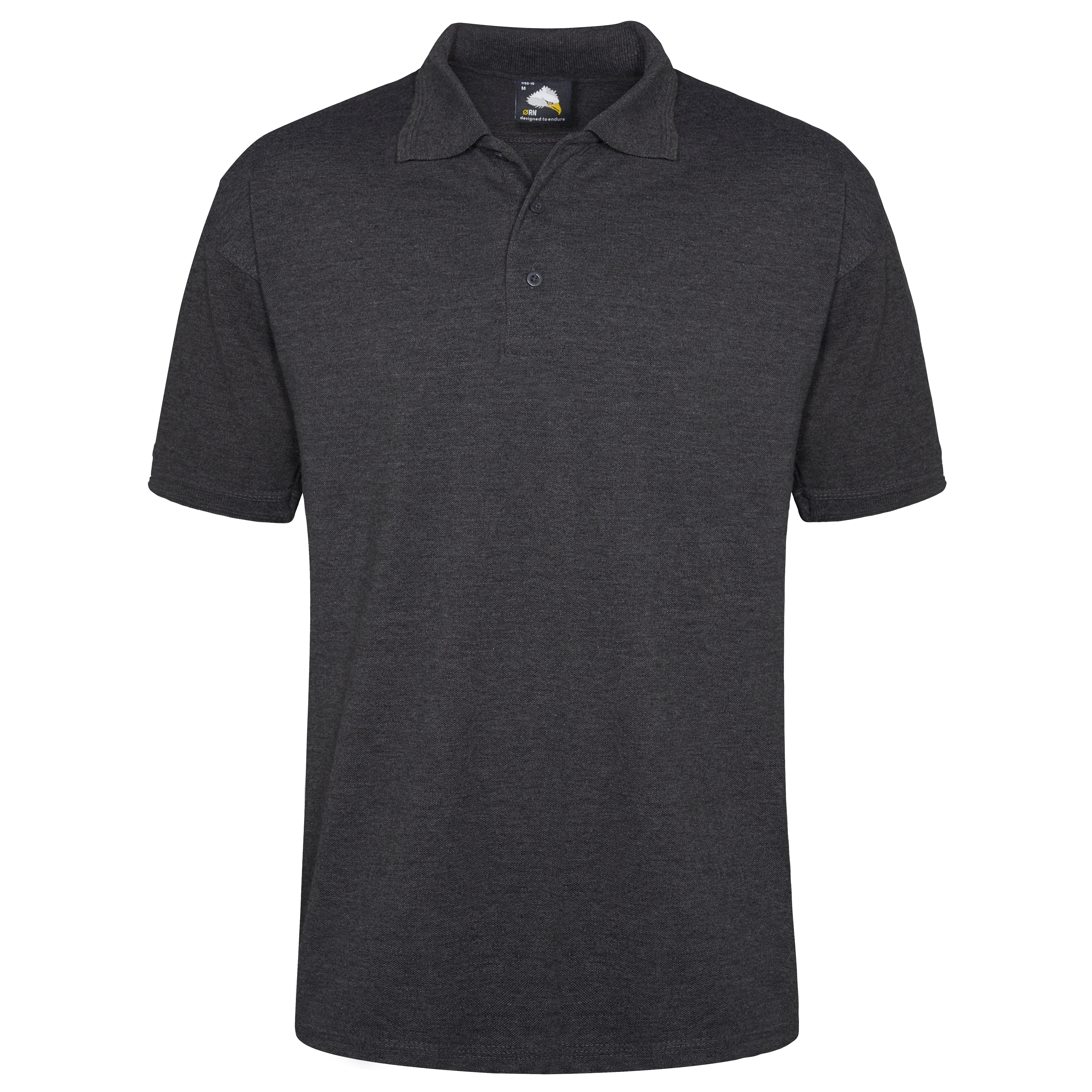 Eagle Poloshirt Charcoal Front