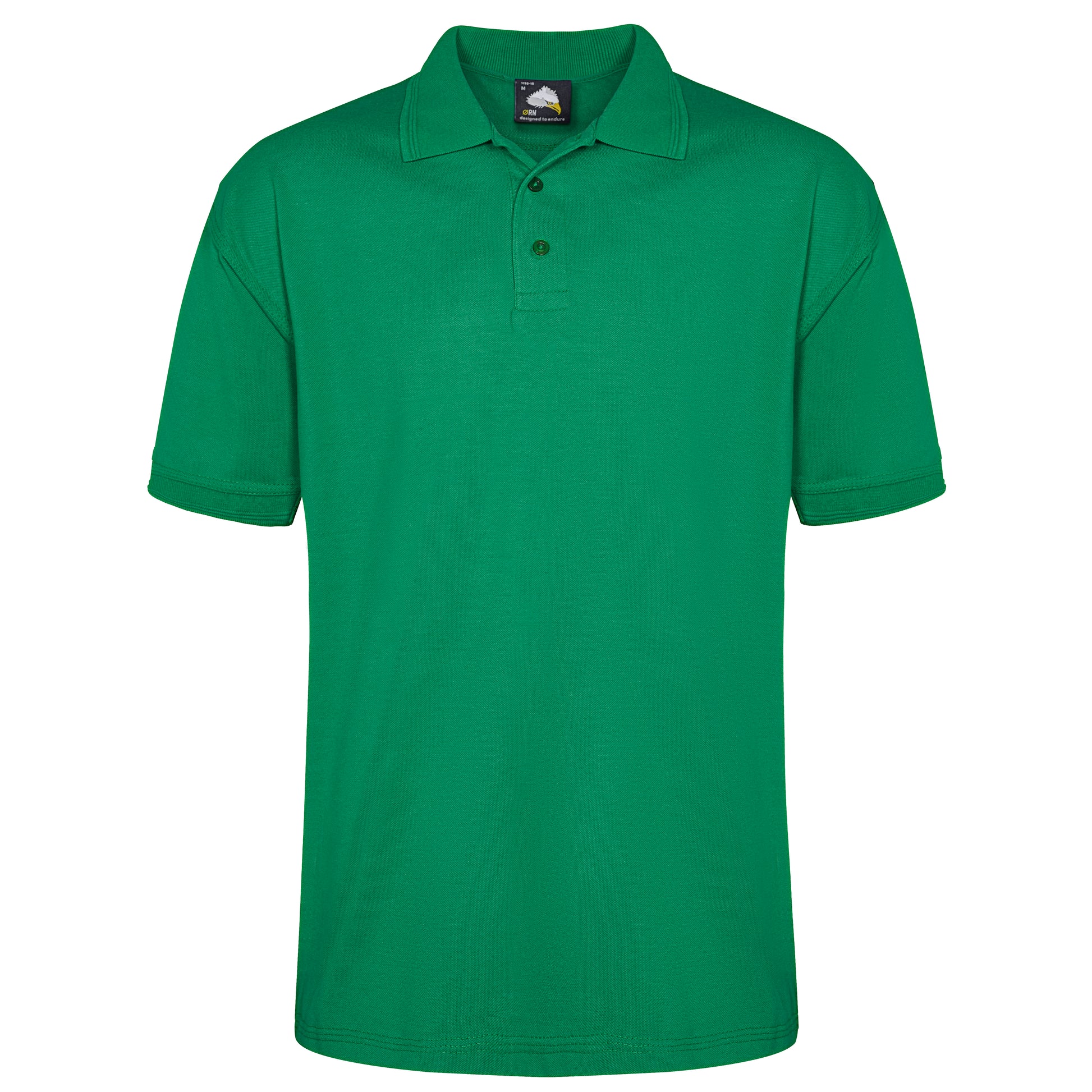 Eagle Poloshirt Kelly Green Front