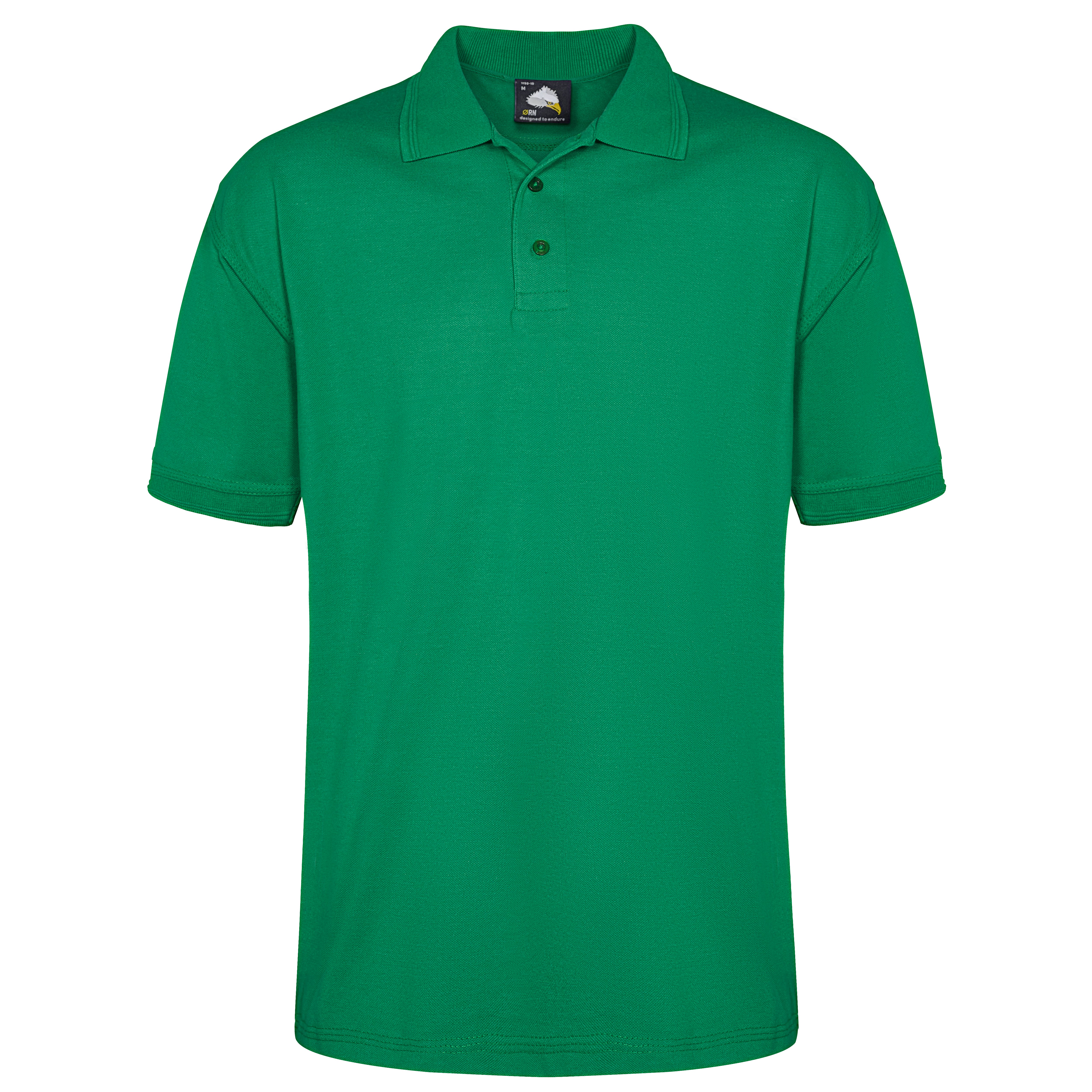 Eagle Poloshirt Kelly Green Front