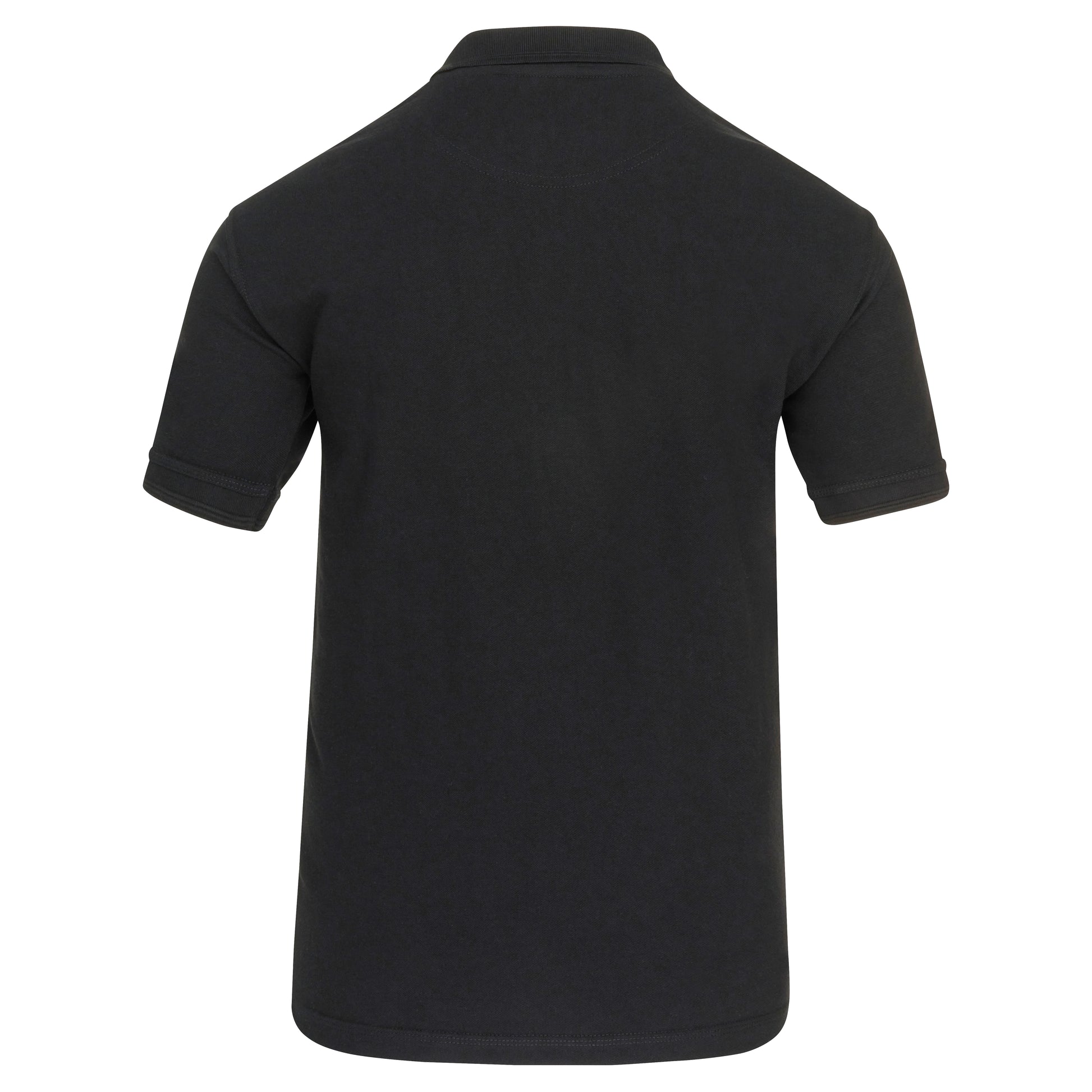 Egret Slim Fit Poloshirt Black Back