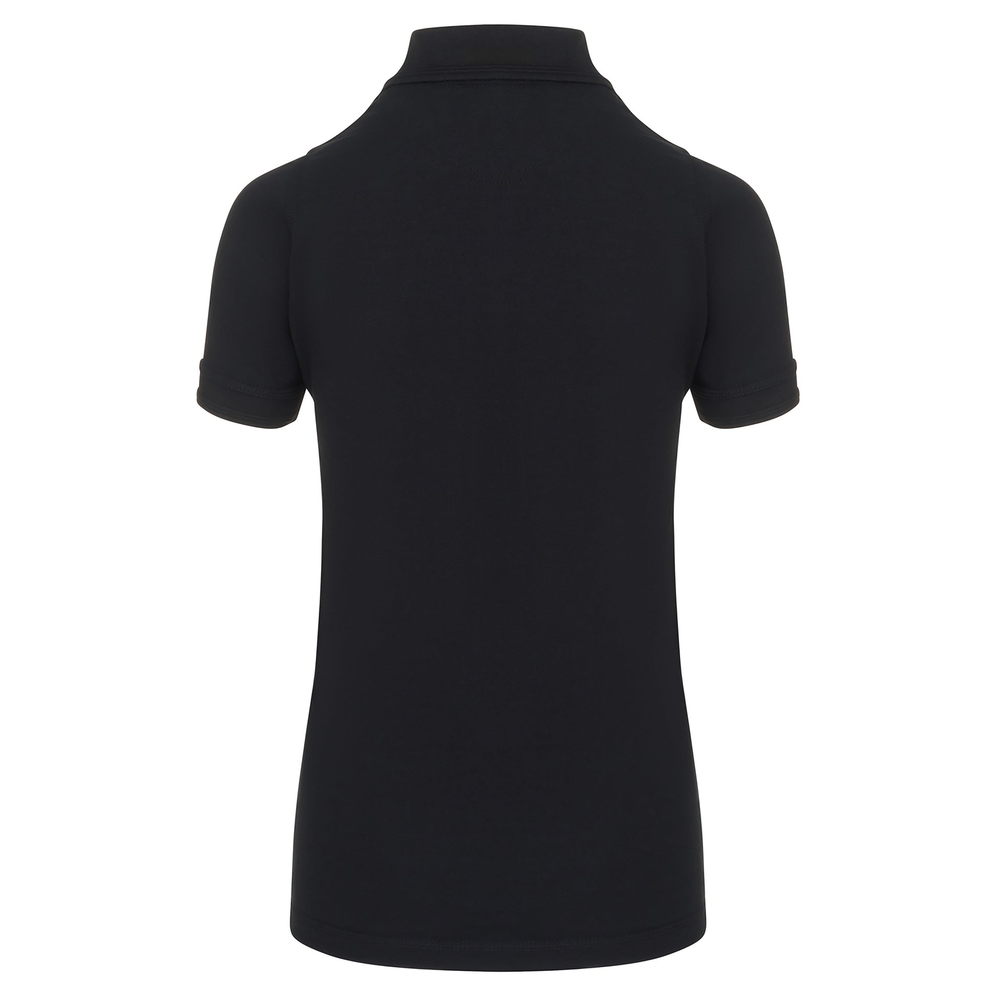 Ladies Eagle Poloshirt Black Back