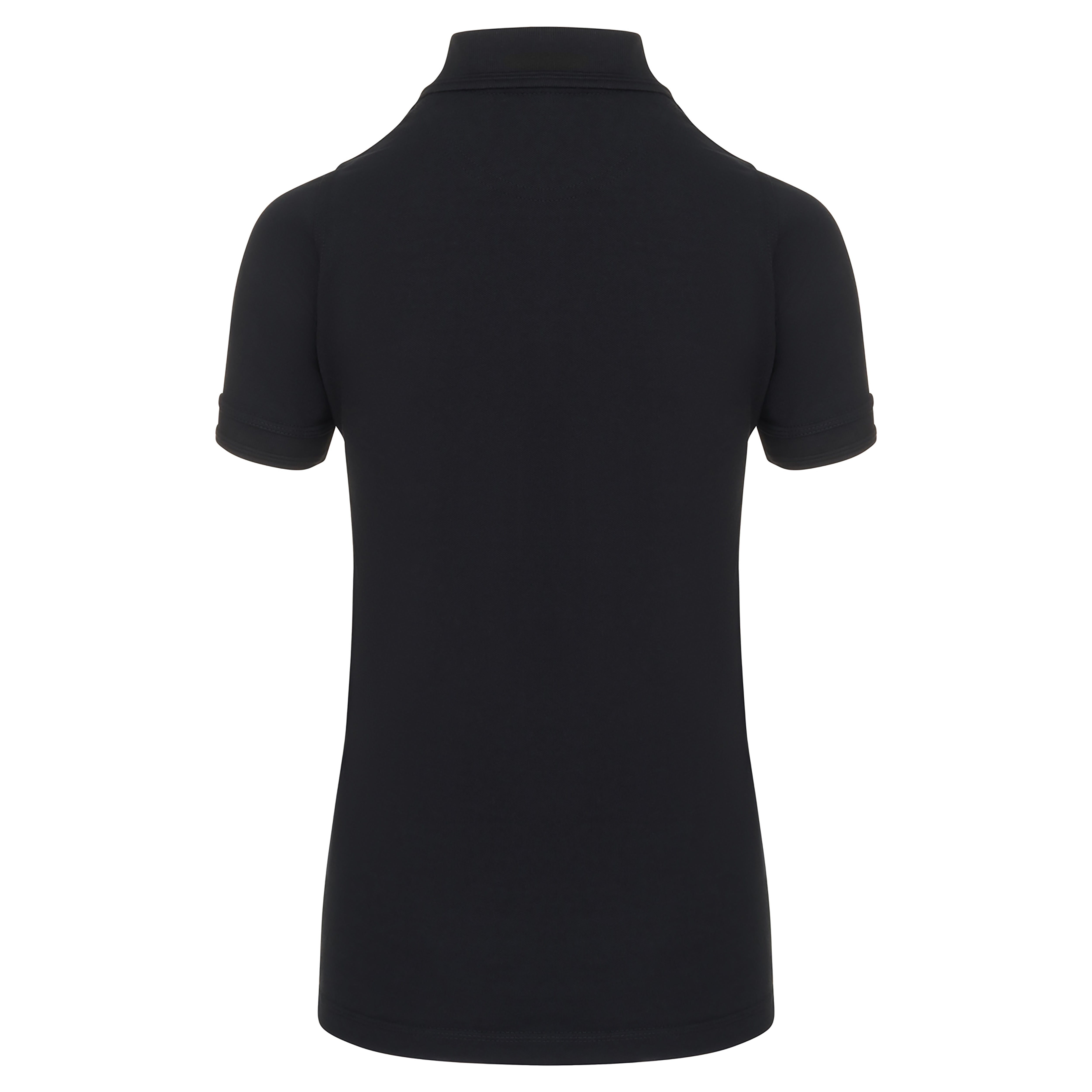 Ladies Eagle Poloshirt Black Back