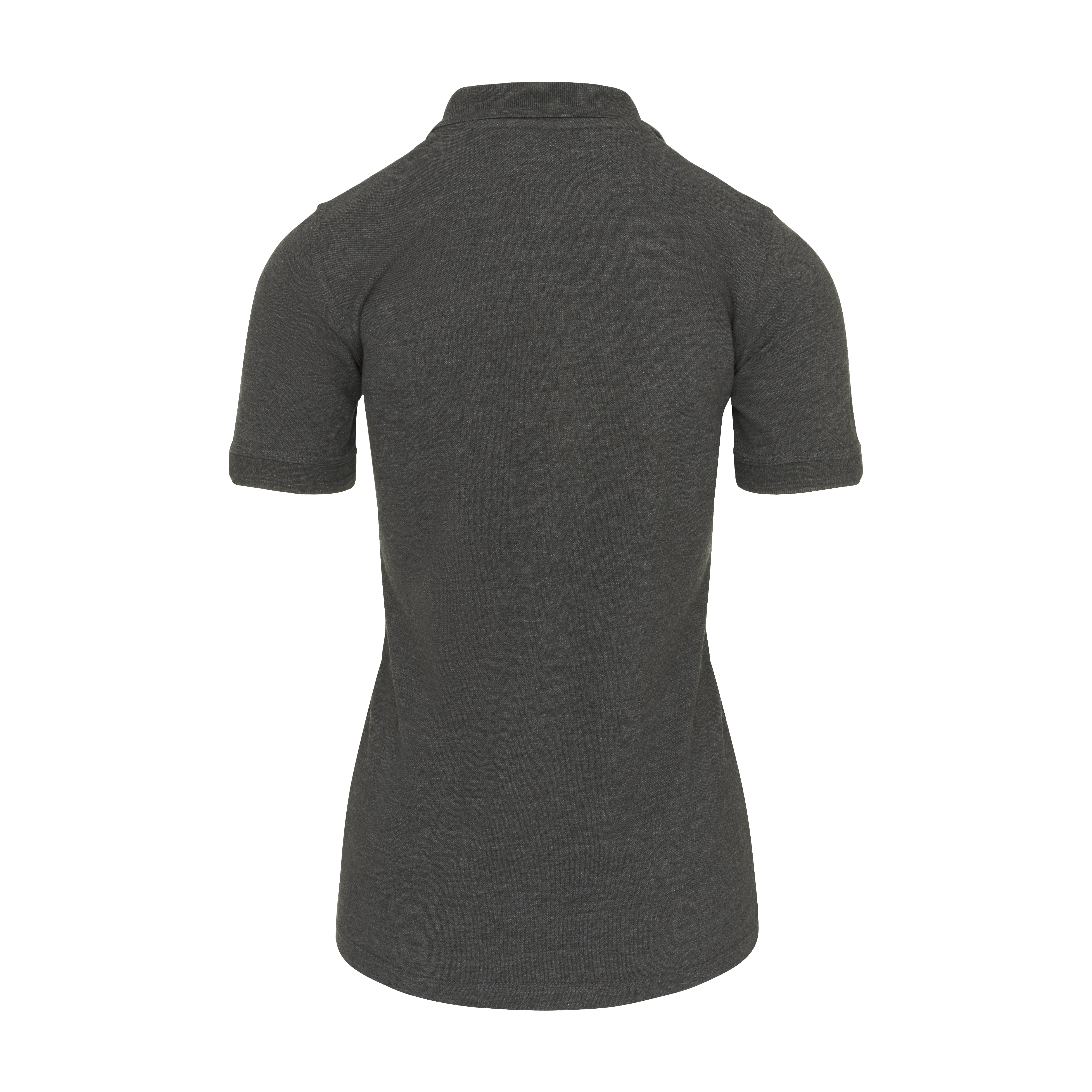 Ladies Eagle Poloshirt Charcoal Back