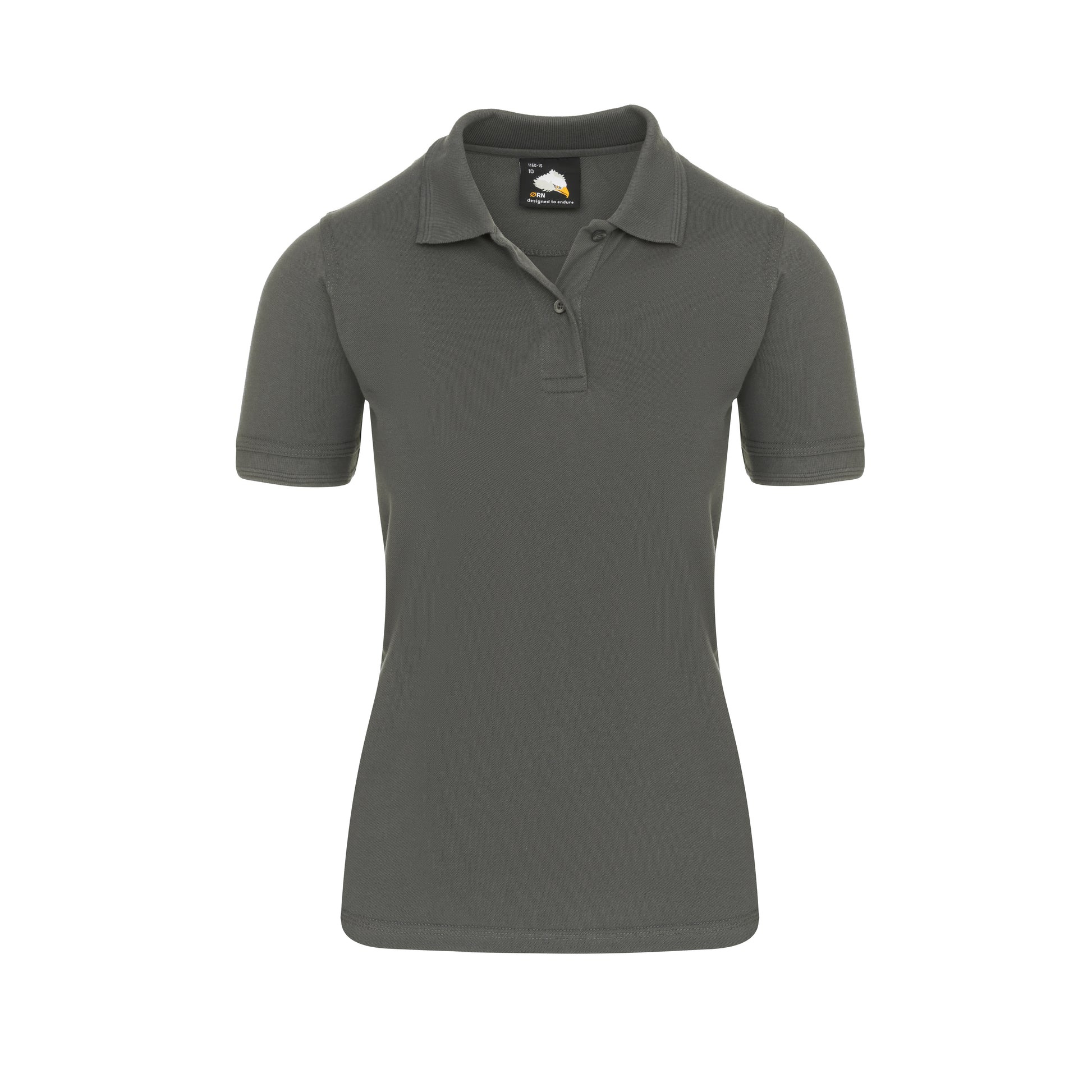 Ladies Eagle Poloshirt Graphite Front