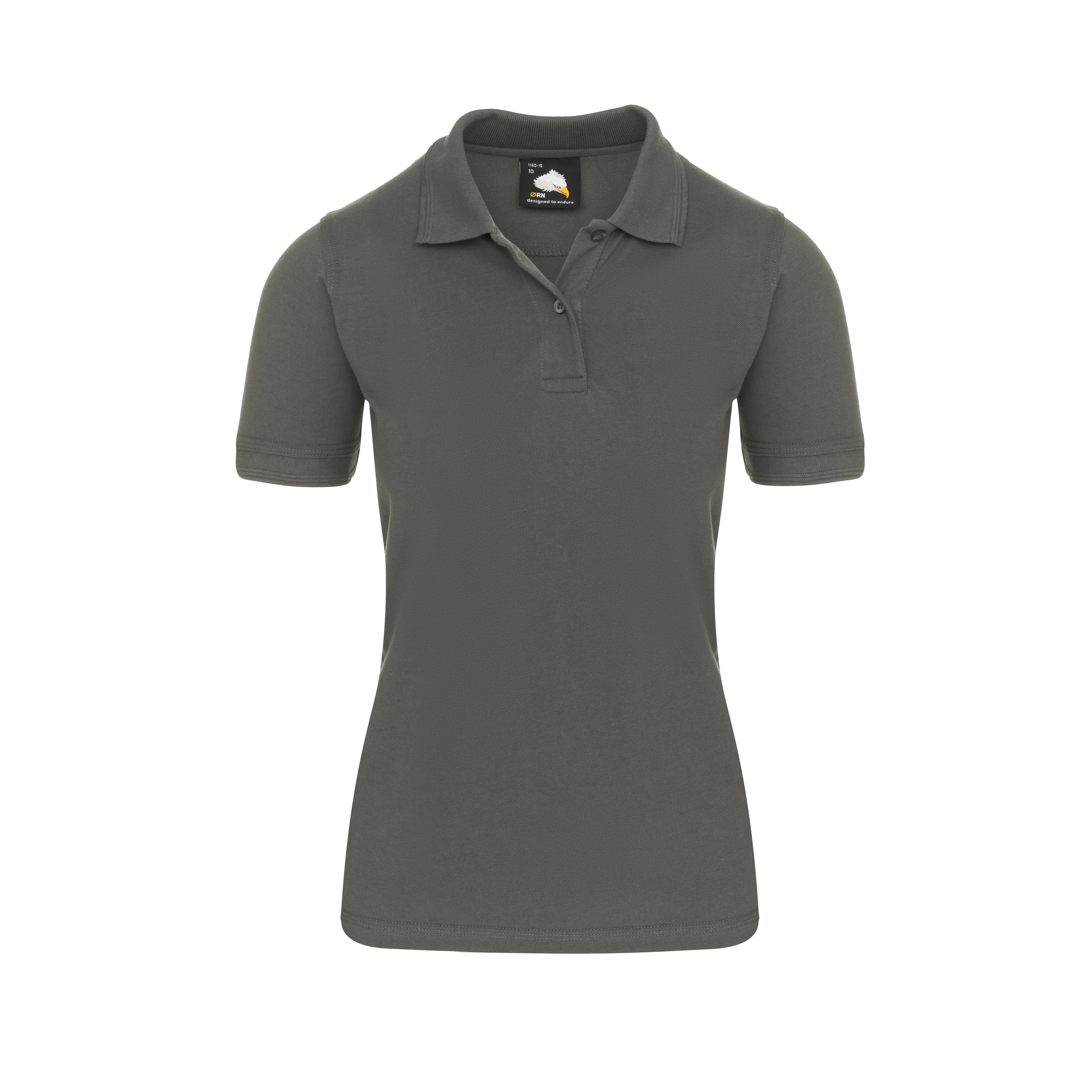 Ladies Eagle Poloshirt Graphite Front