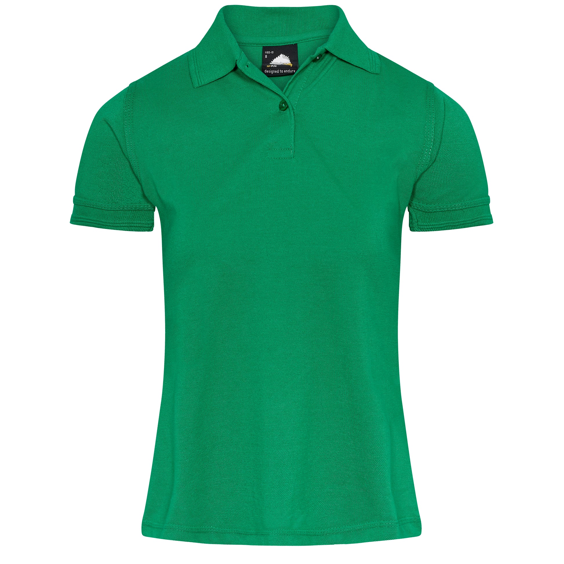 Ladies Eagle Poloshirt Kelly Green Front