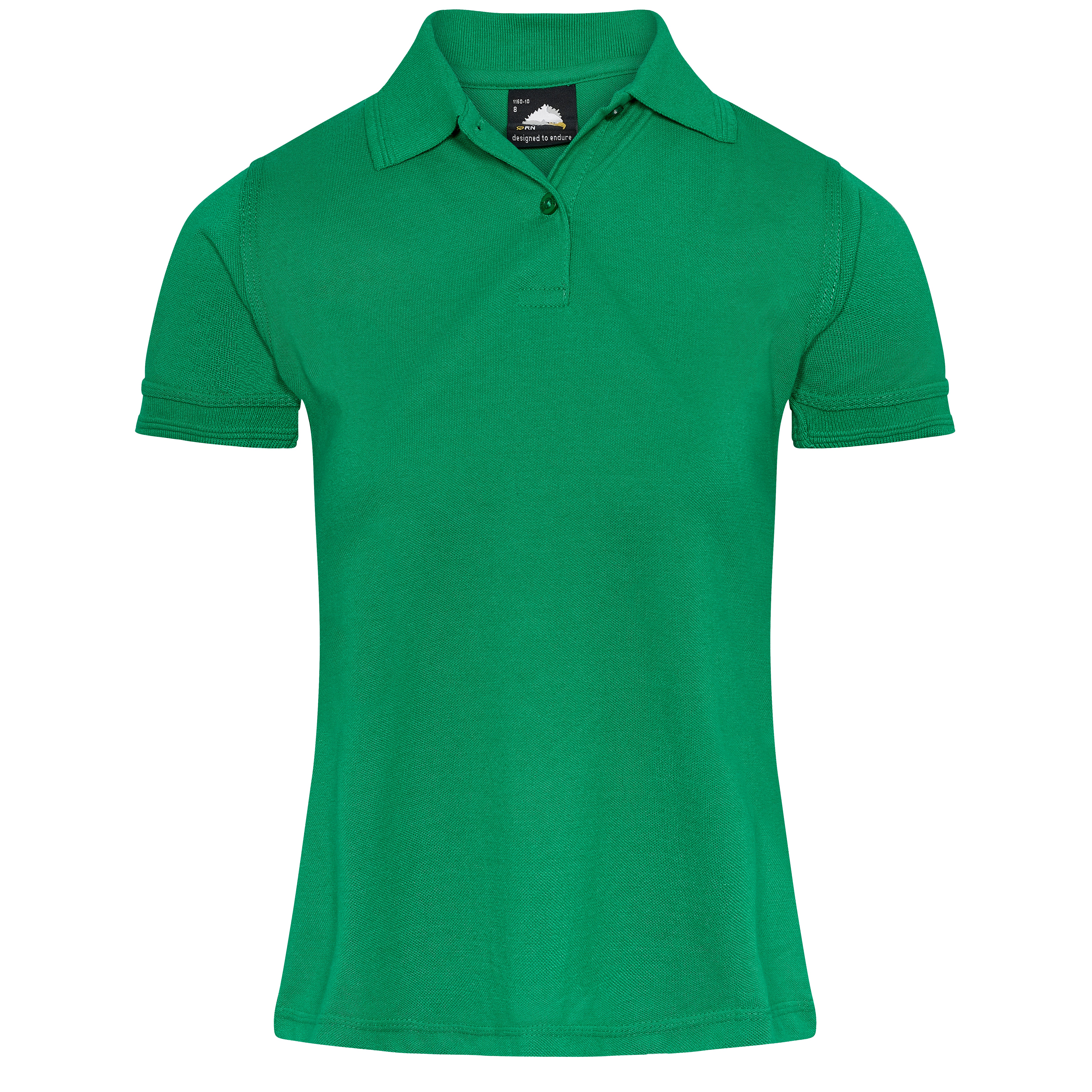 Ladies Eagle Poloshirt Kelly Green Front