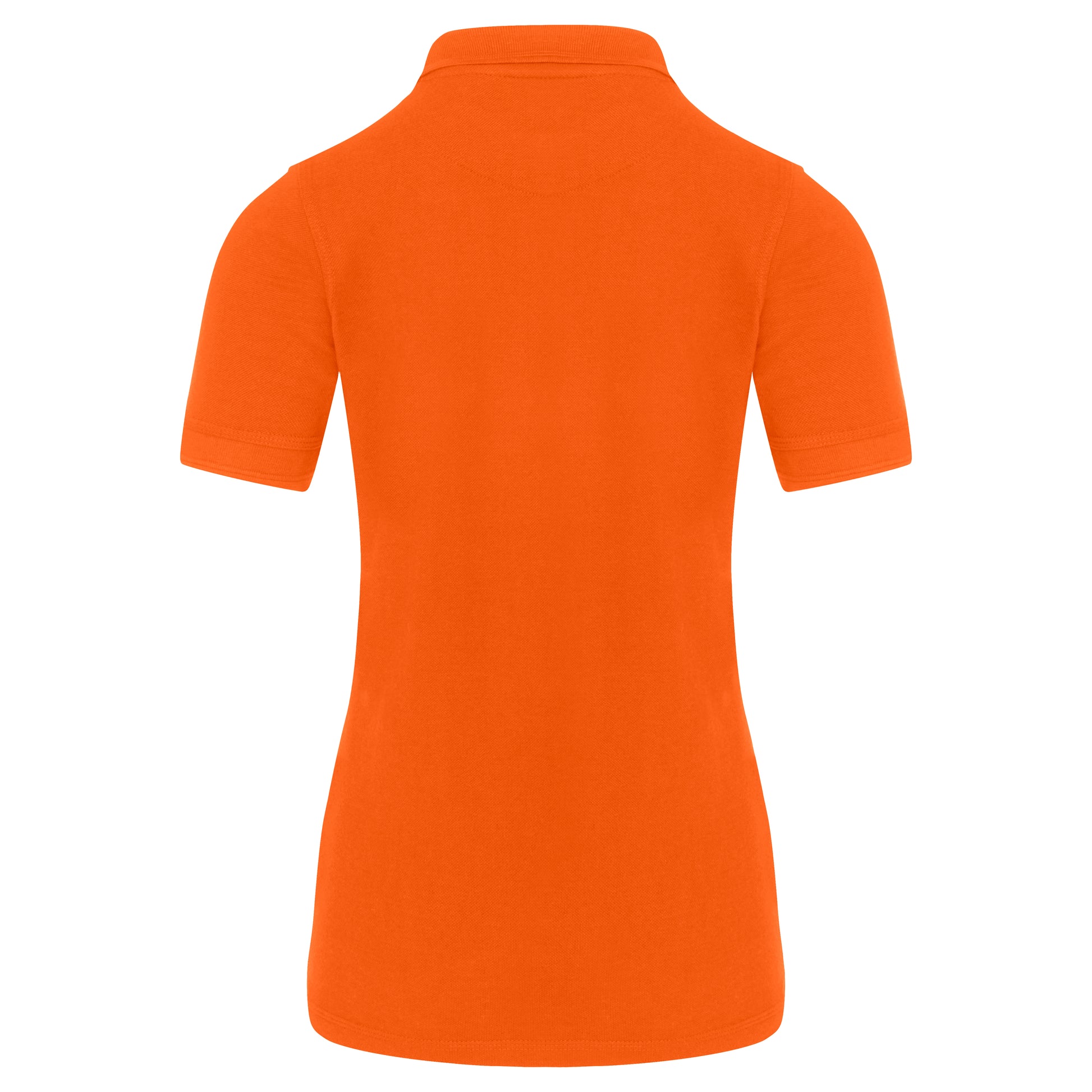 Ladies Eagle Poloshirt Orange Back