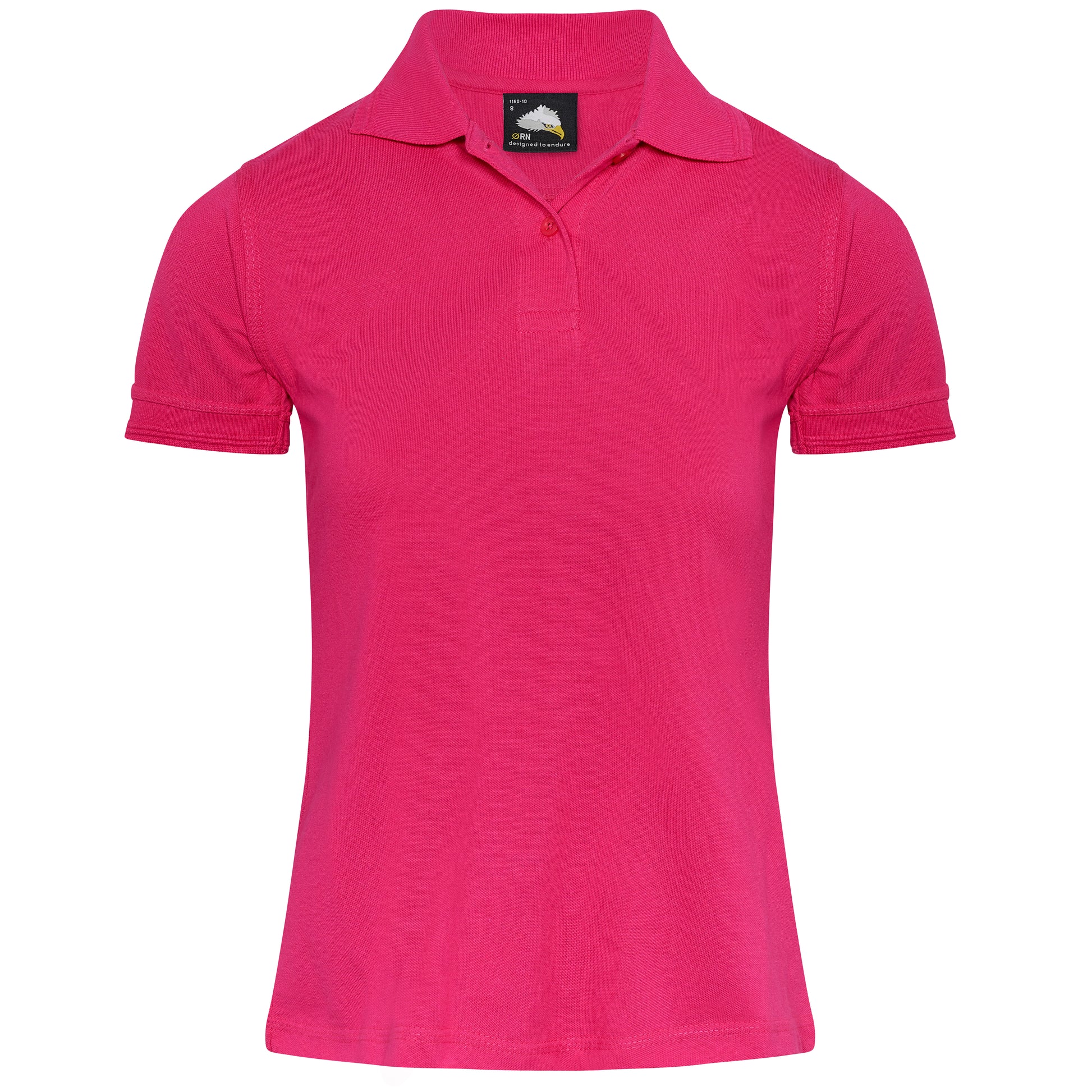 Ladies Eagle Poloshirt Pink Front