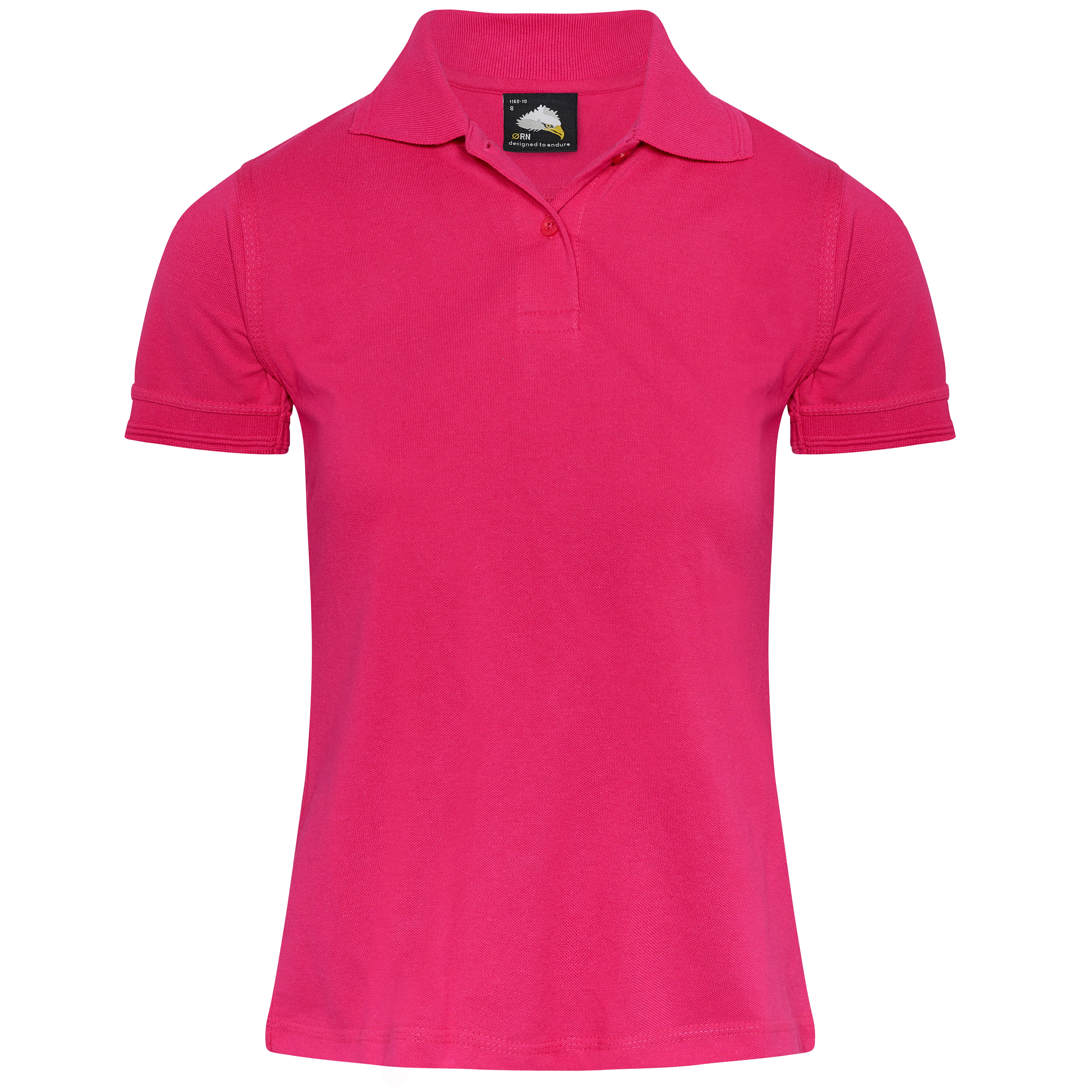 Ladies Eagle Poloshirt Pink Front
