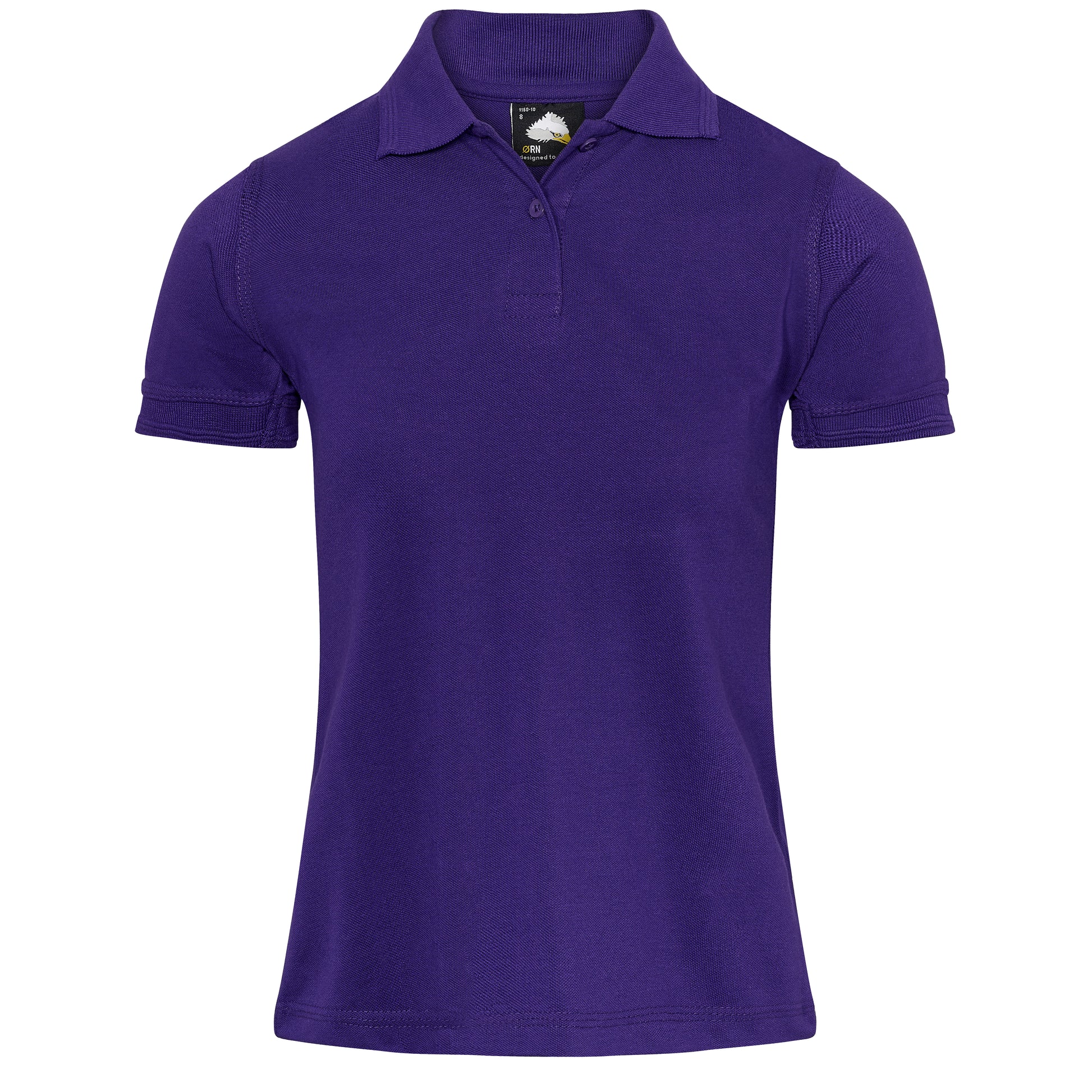 Ladies Eagle Poloshirt Purple Front