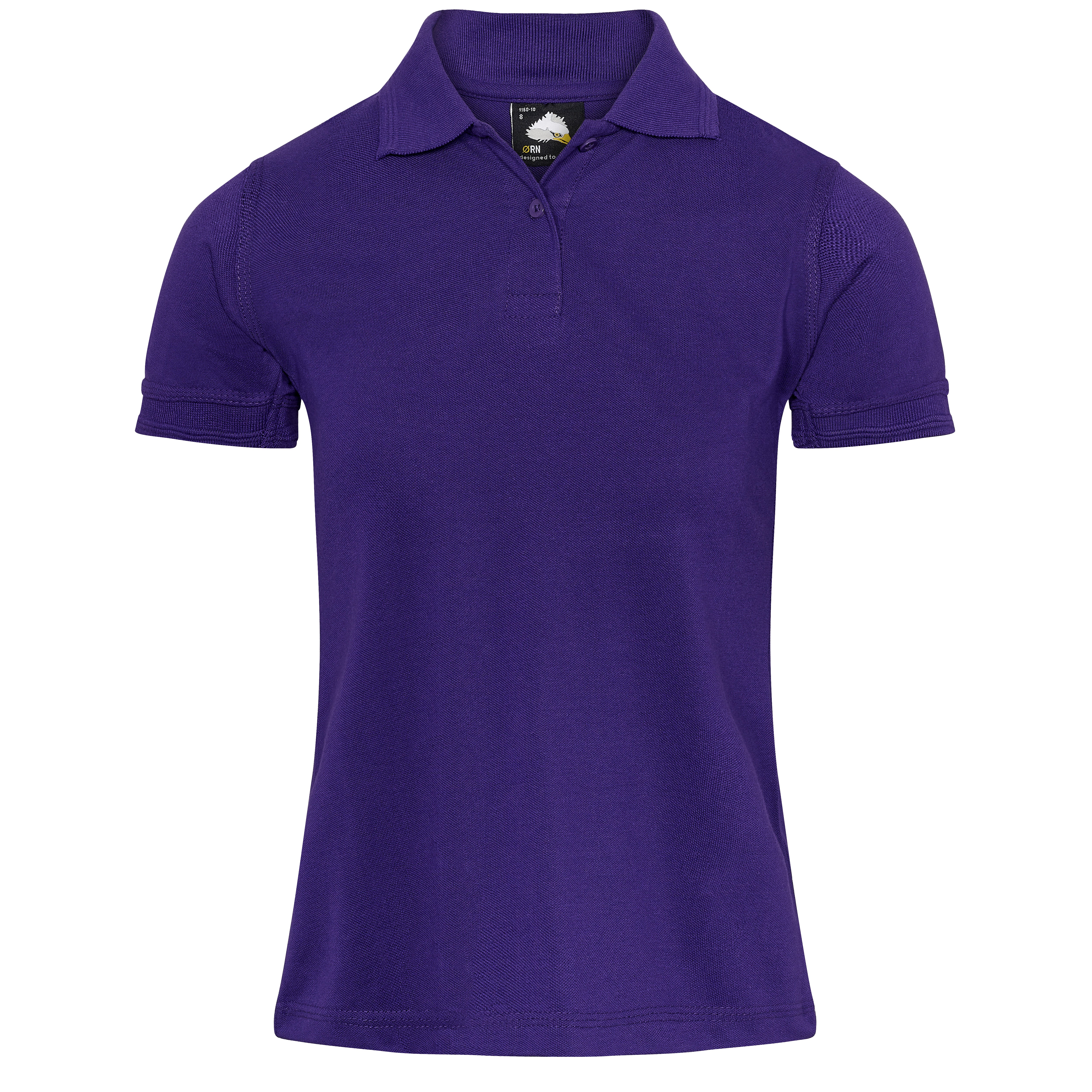 Ladies Eagle Poloshirt Purple Front
