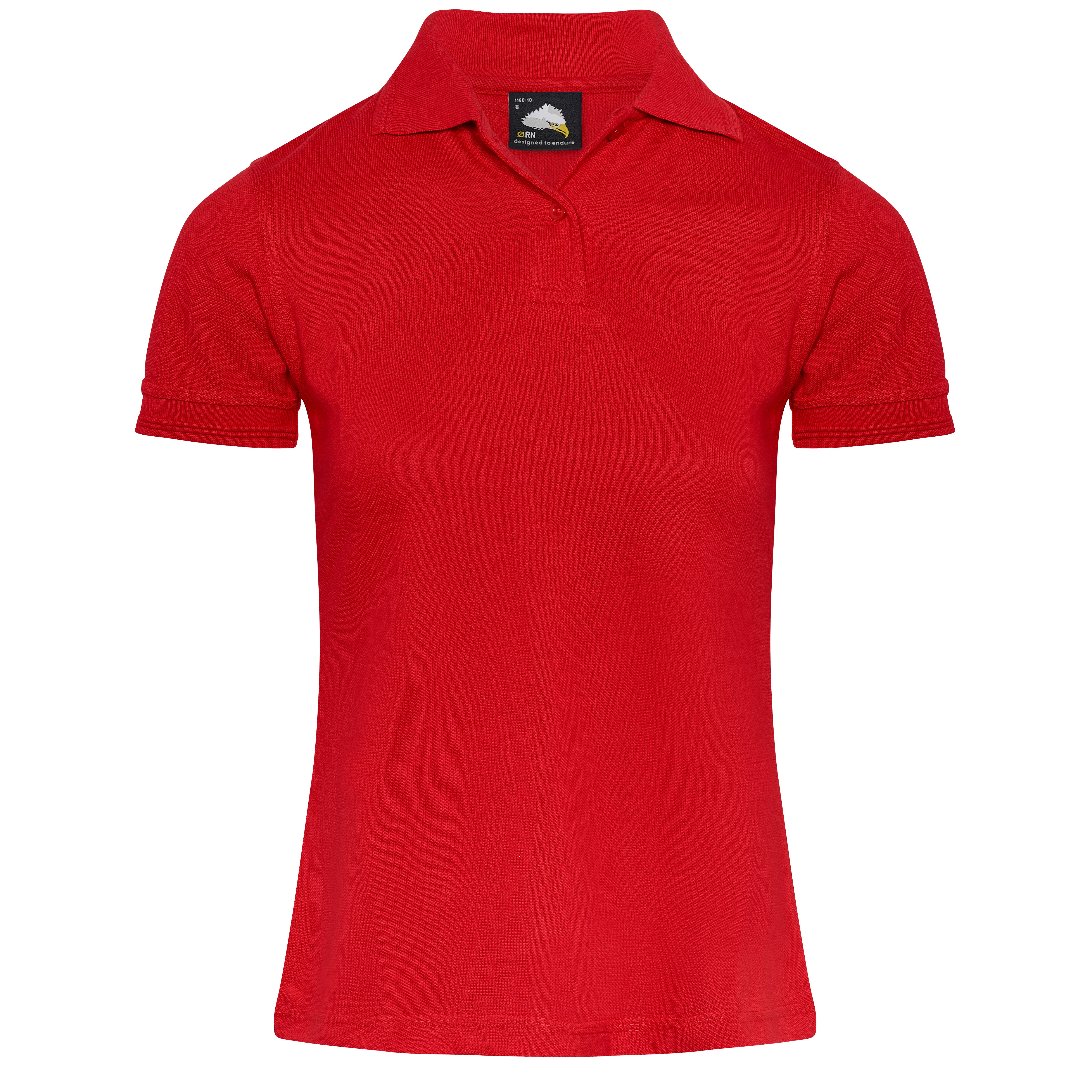 Ladies Eagle Poloshirt Red Front