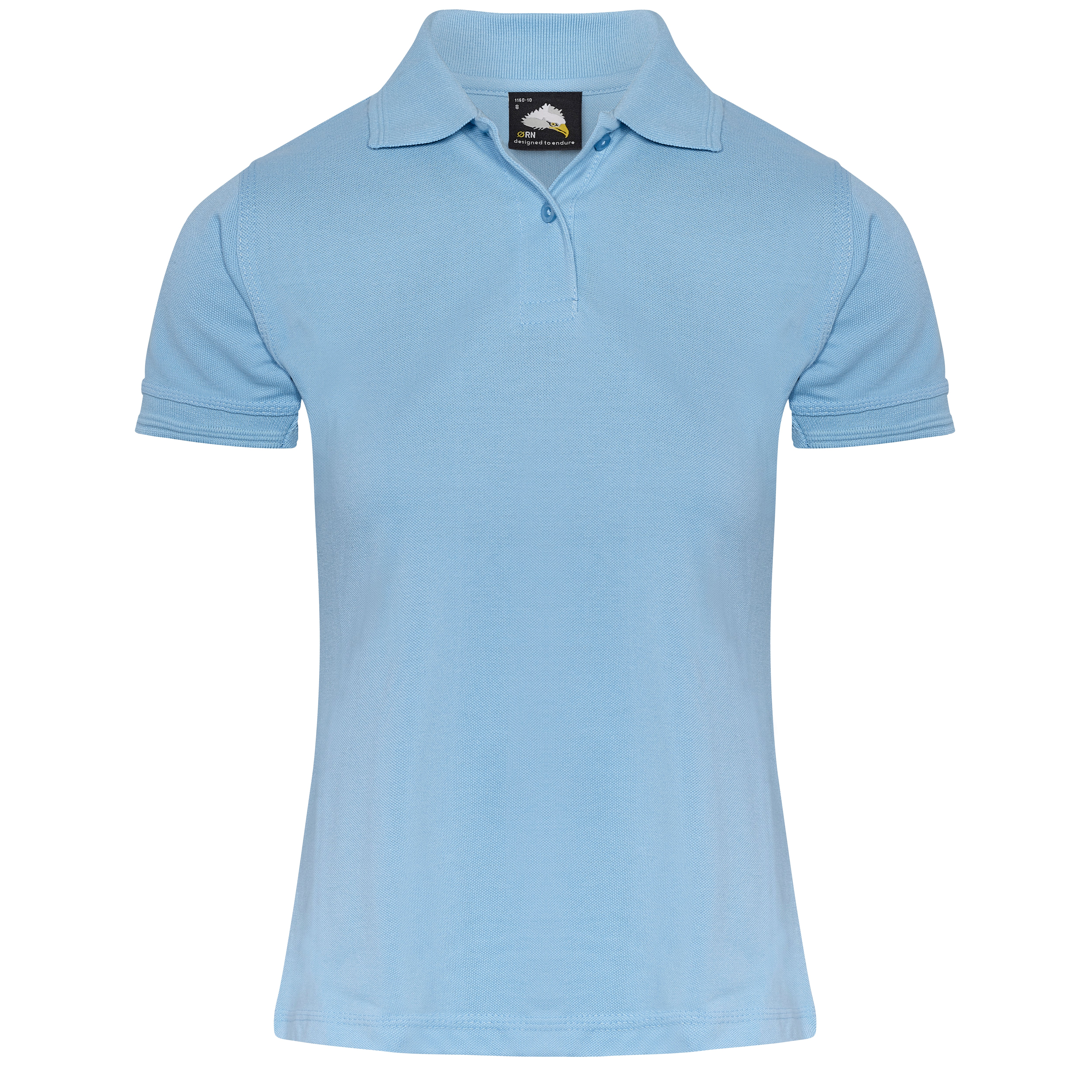 Ladies Eagle Poloshirt Sky Front