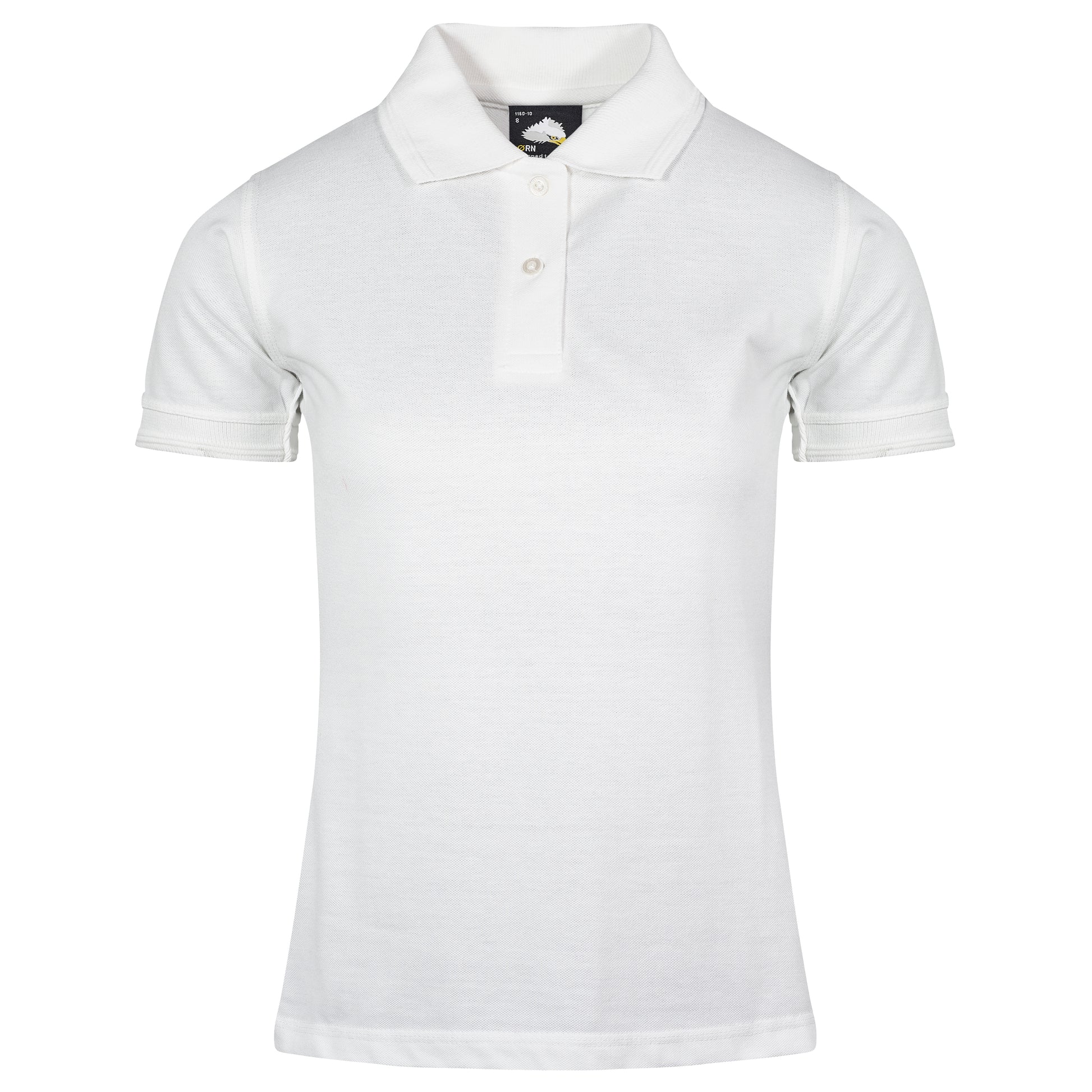 Ladies Eagle Poloshirt White Front