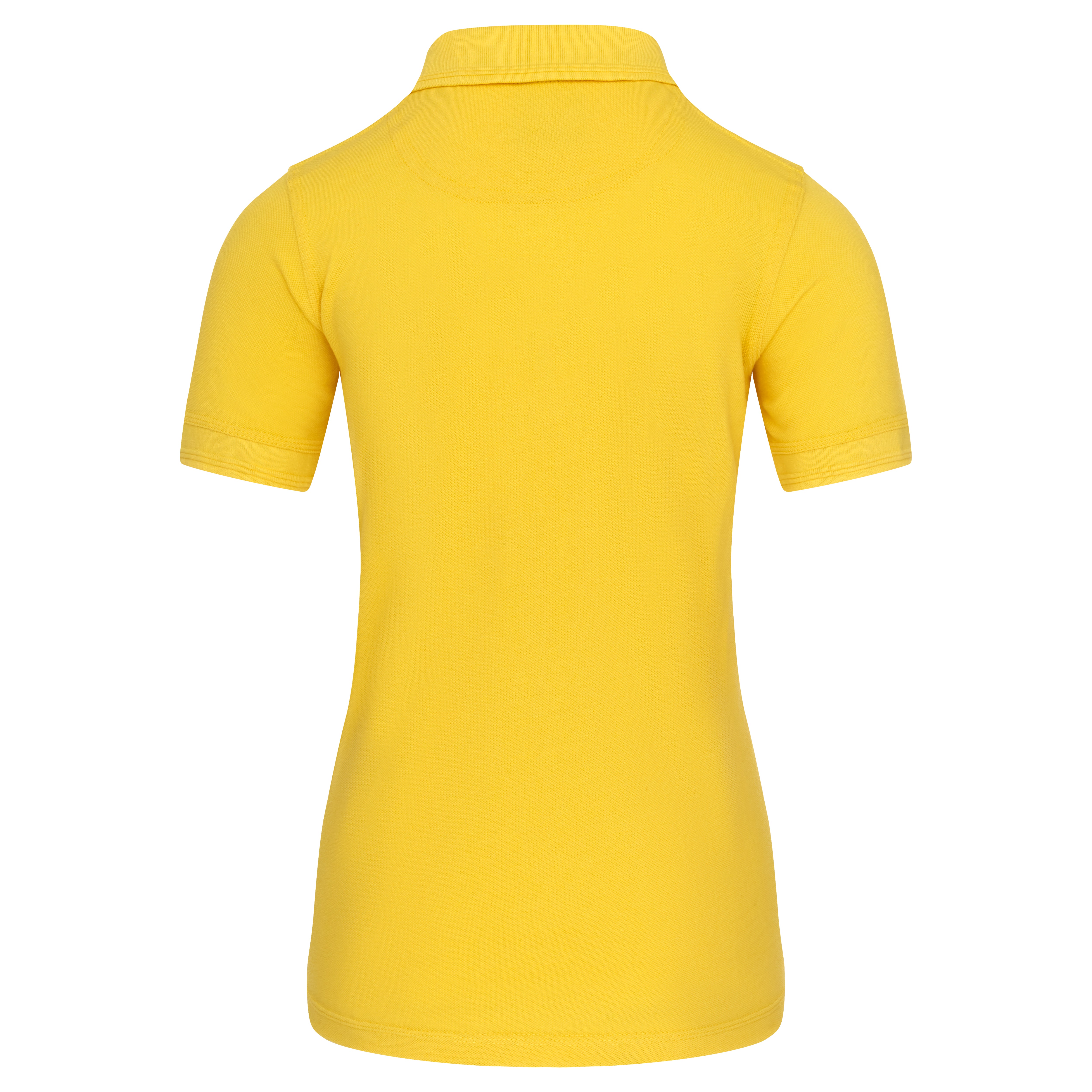 Ladies Eagle Poloshirt Yellow Back