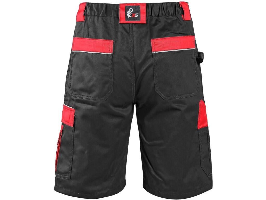 Shorts CXS ORION DAVID: Men’s working shorts, waist with belt loops and elastic band in the back, front pockets with loops for tools, multifunctional pockets on both sides, two ba…
