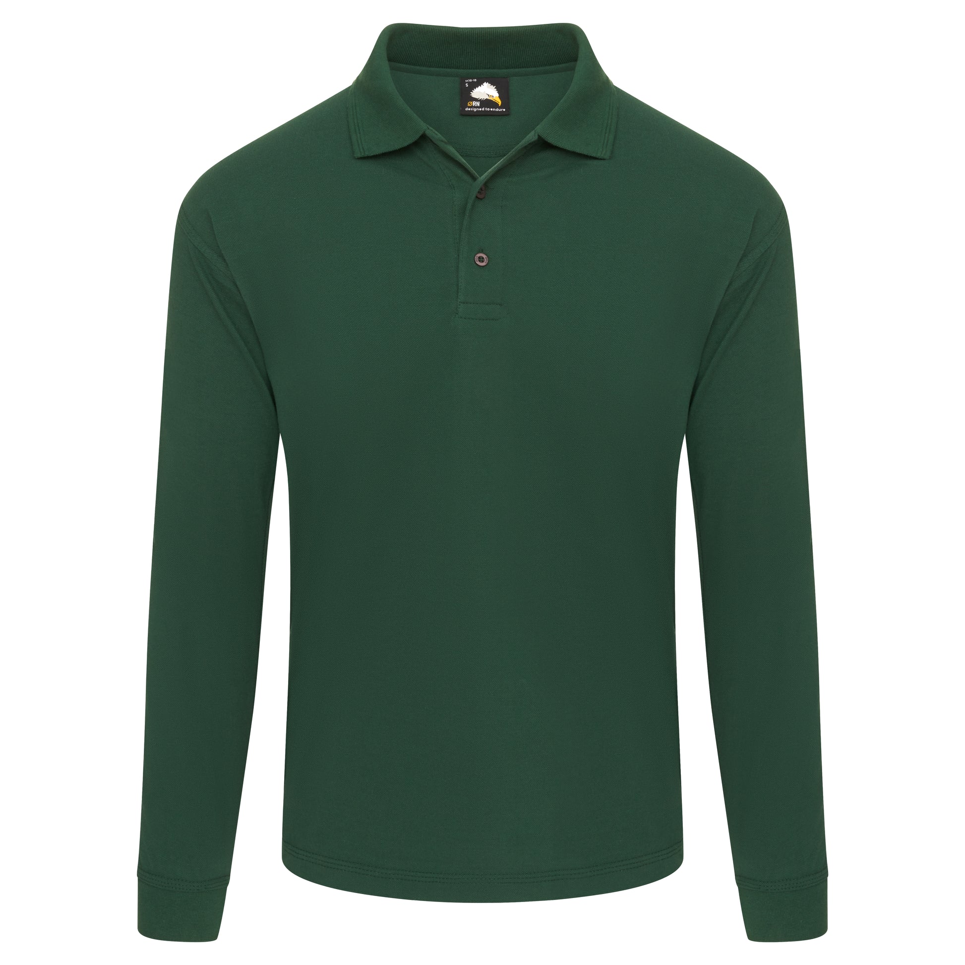 Weaver Long Sleeved Poloshirt Bottle Front