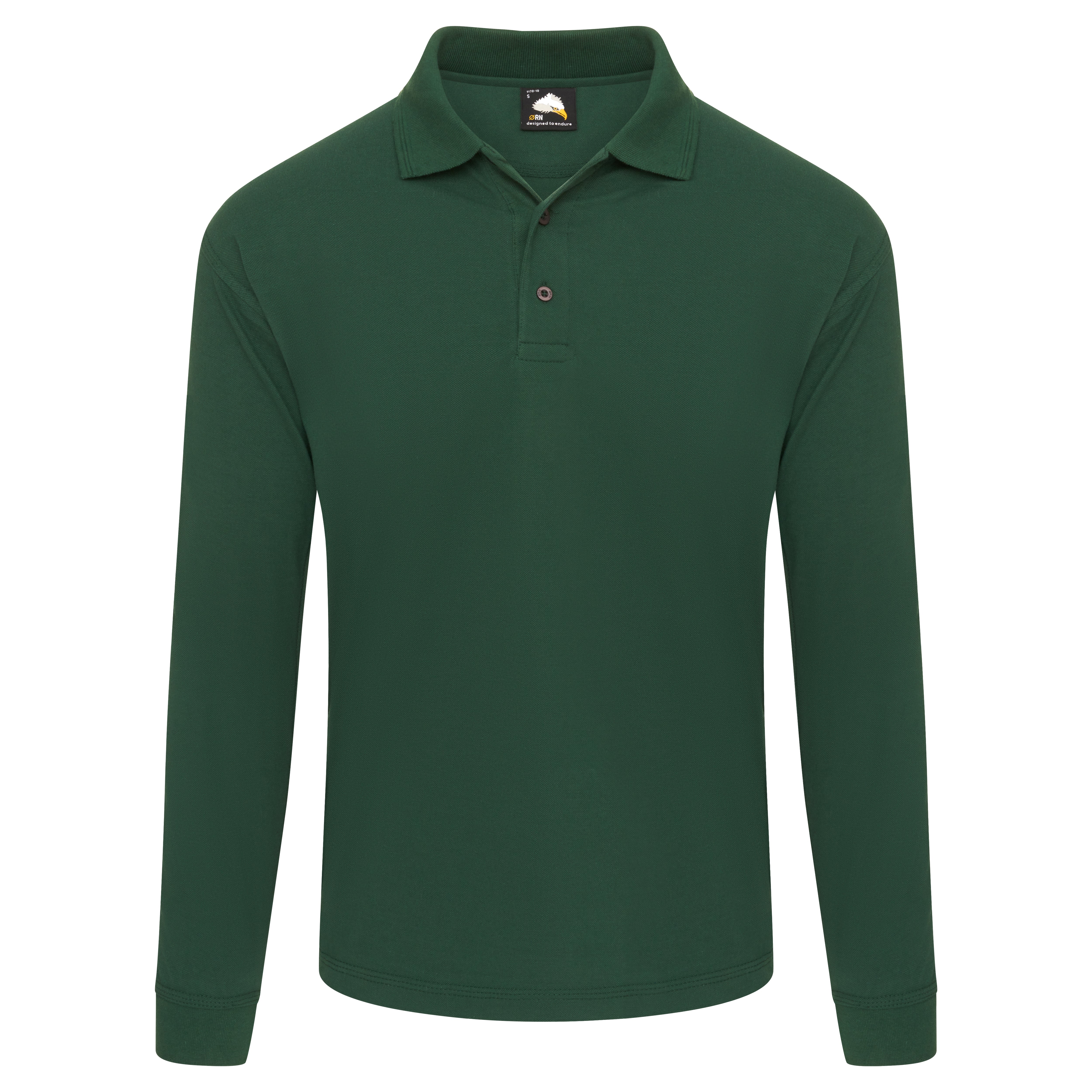 Weaver Long Sleeved Poloshirt Bottle Front