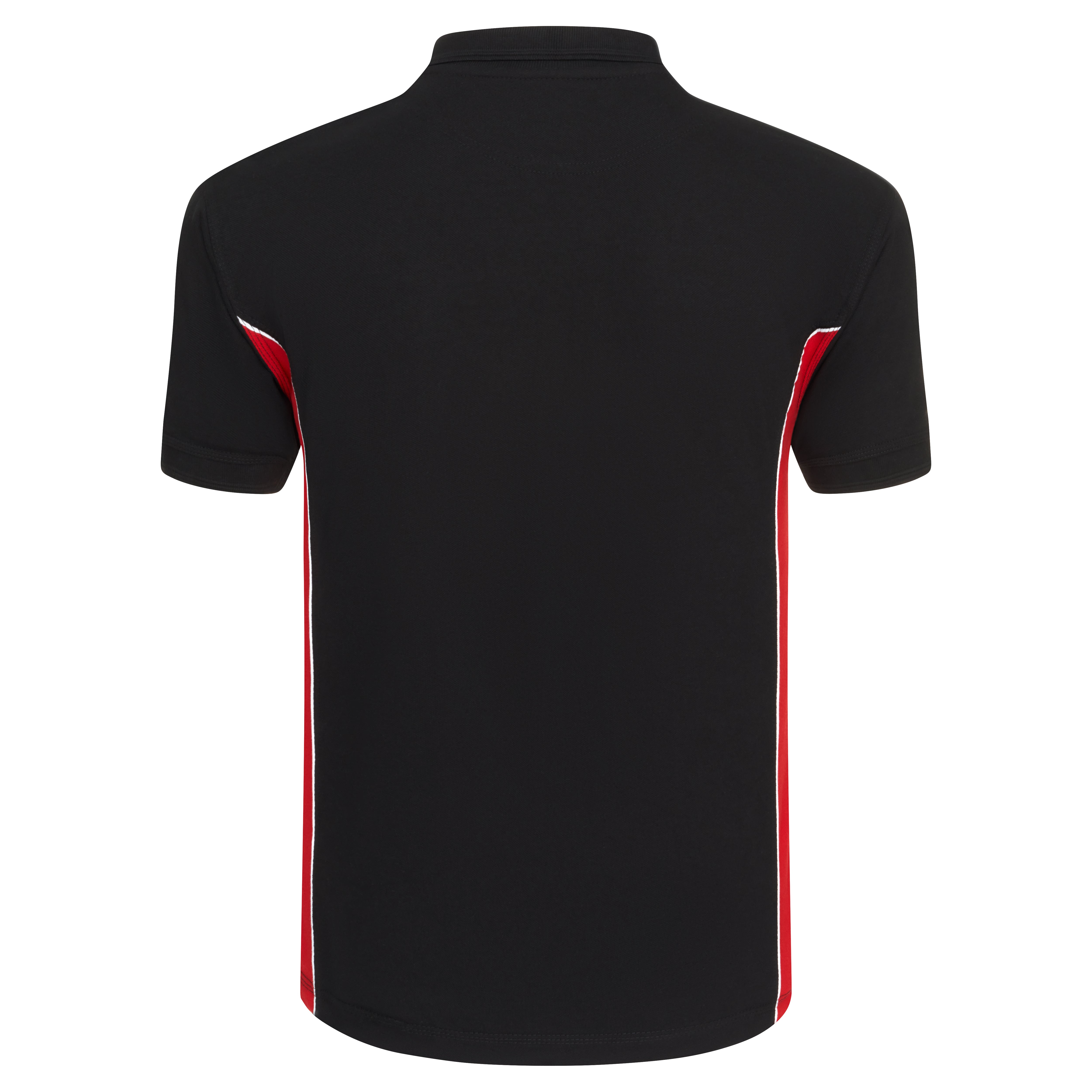 Silverswift Poloshirt Black - Red Back