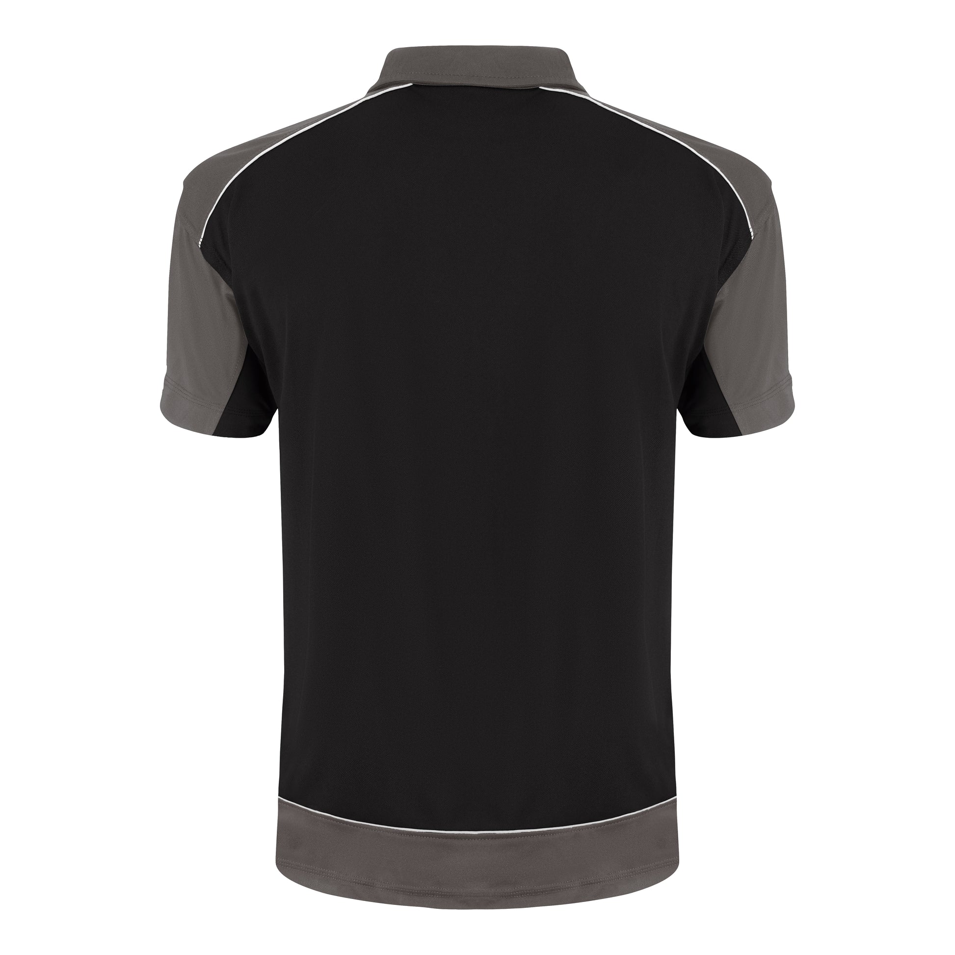 Fireback Wicking Poloshirt Black - Graphite Back