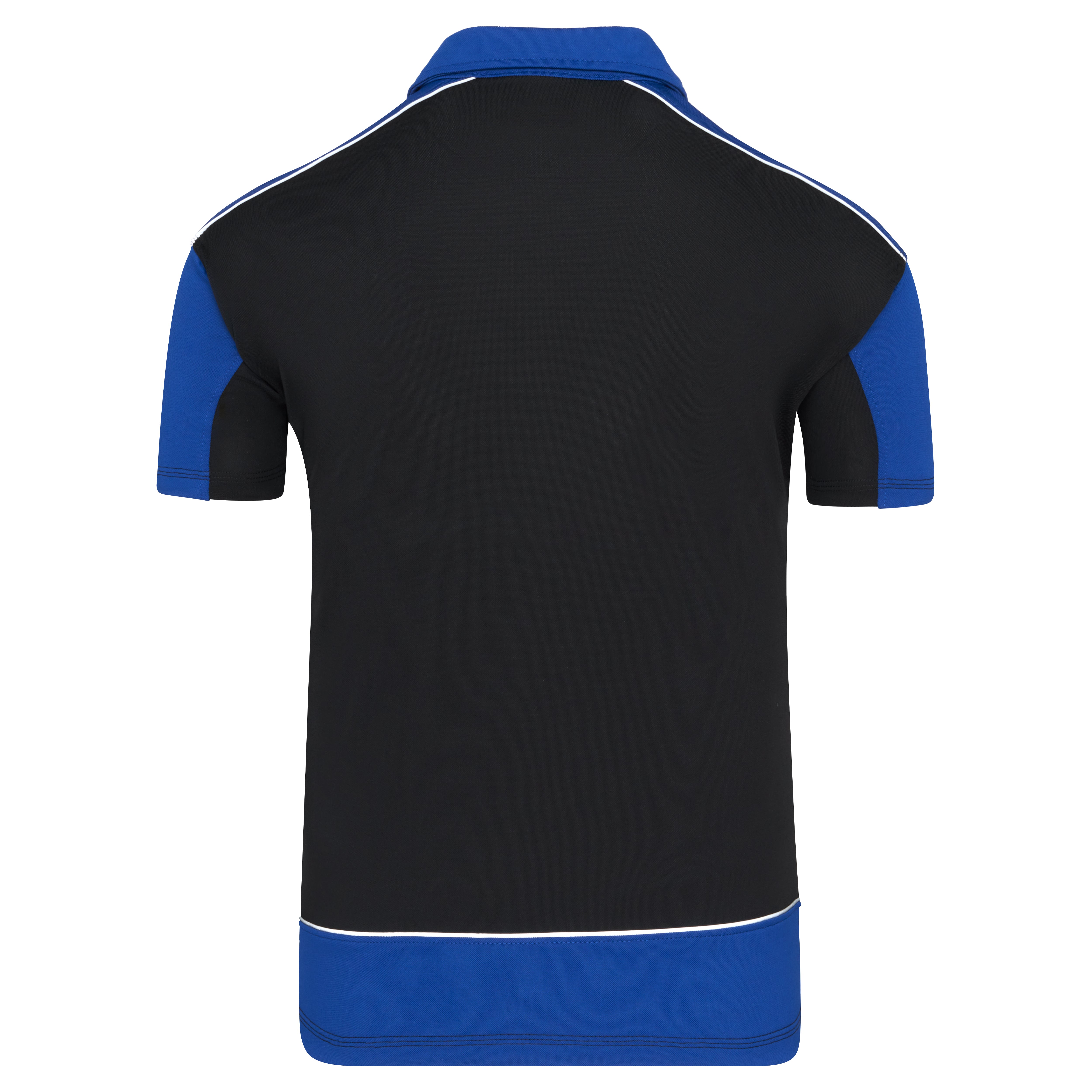 Fireback Wicking Poloshirt Black - Royal Back