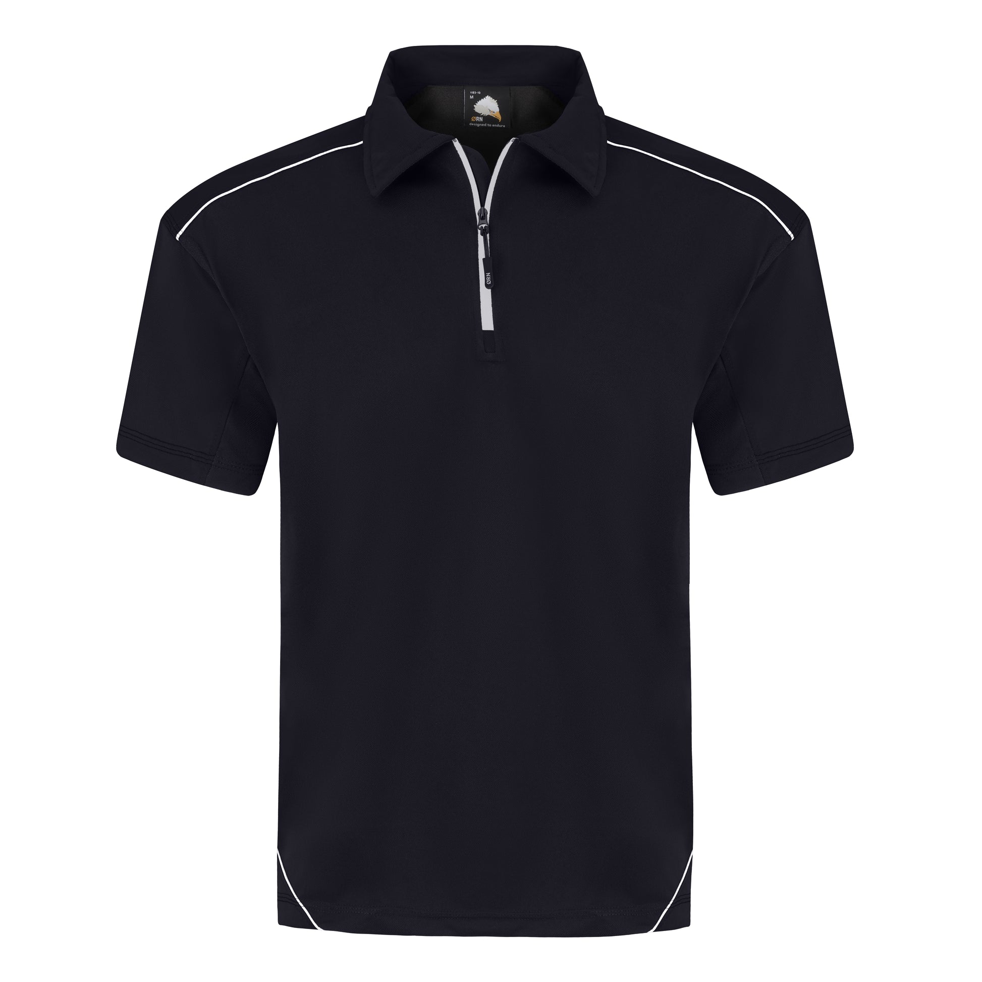 Fireback Wicking Poloshirt Navy - Navy Front