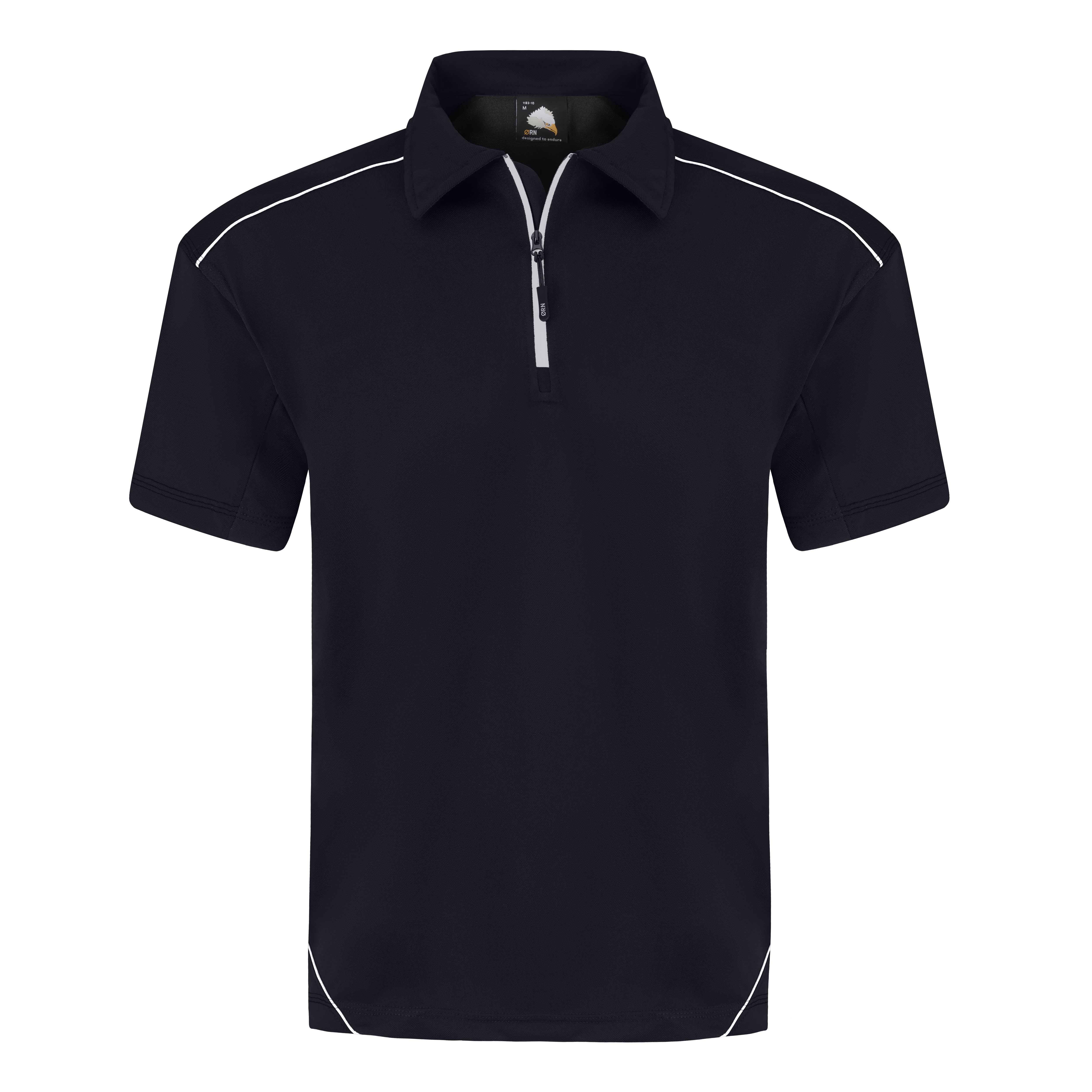 Fireback Wicking Poloshirt Navy - Navy Front