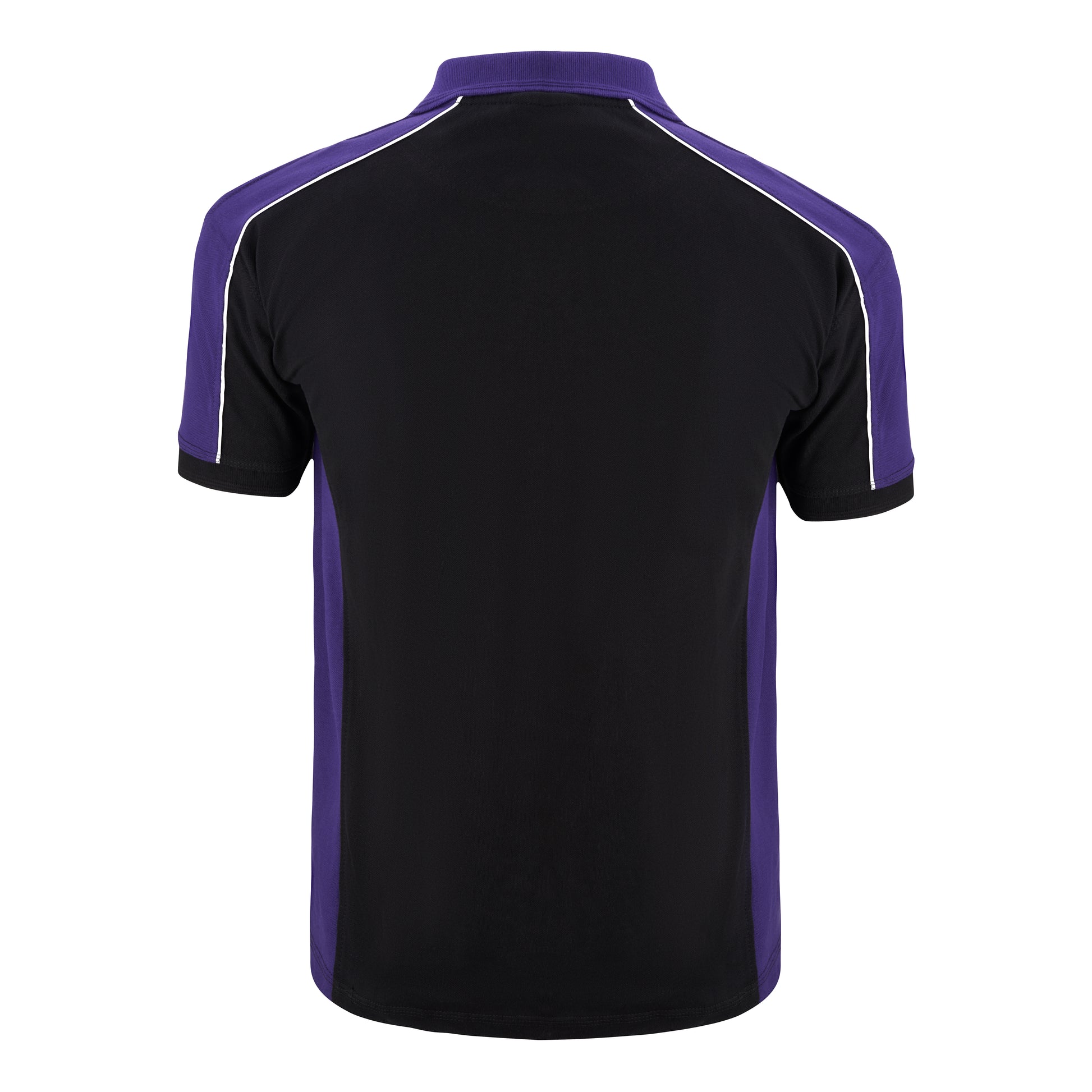 Avocet Poloshirt Black - Purple Back