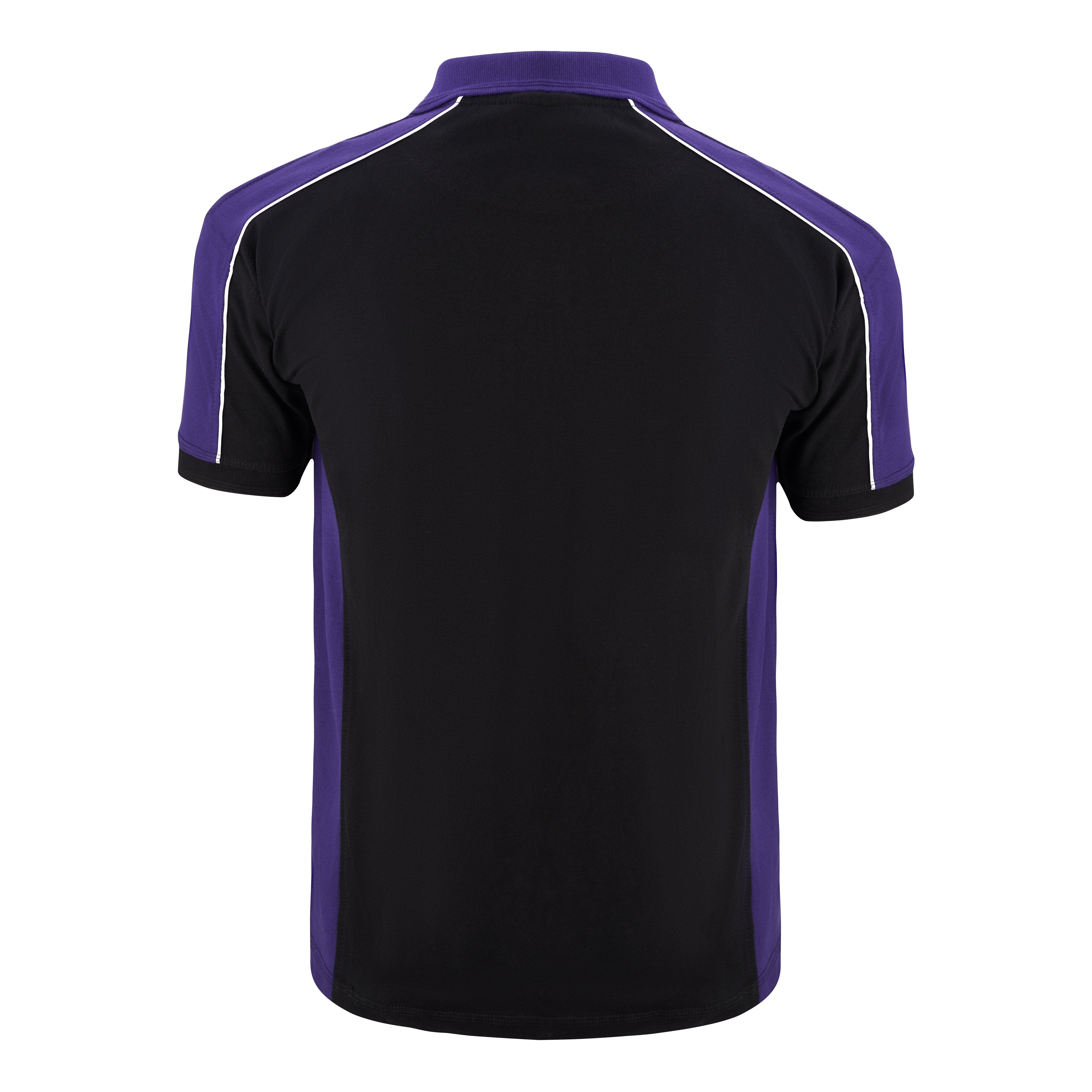 Avocet Poloshirt Black - Purple Back