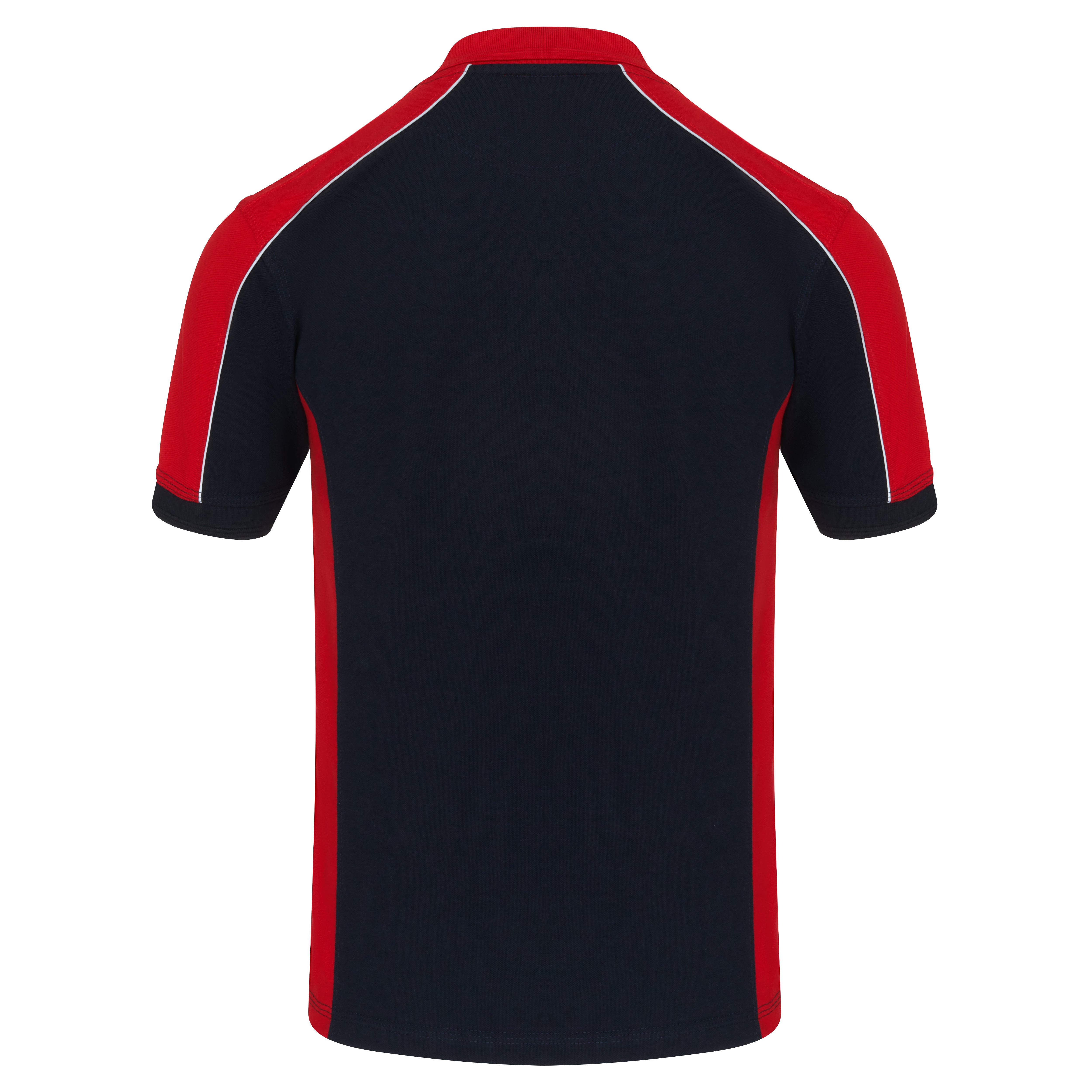 Avocet Poloshirt Black - Red Back