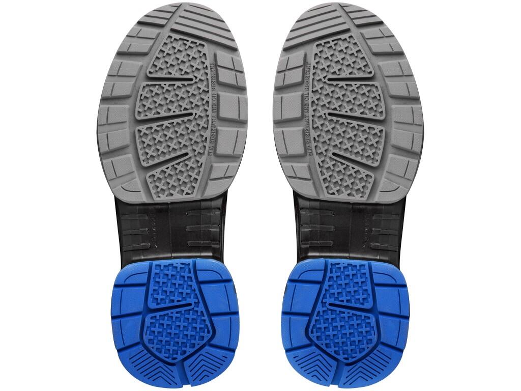 Low footwear CXS LAND HITRA LG O2: Work low-cut shoe with LG (Ladder Grip) outsole certified for use on ladders. The upper is made of lightweight knit with TPU elements, offering…