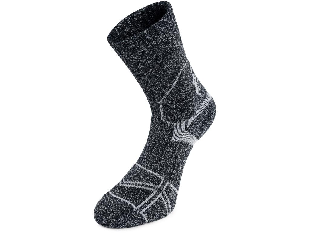 Socks CXS MerinoFlex: CXS MerinoFlex socks combine comfort, functionality, and the thermoregulating properties of merino wool. They are ideal for work, sports, and leisure activit…