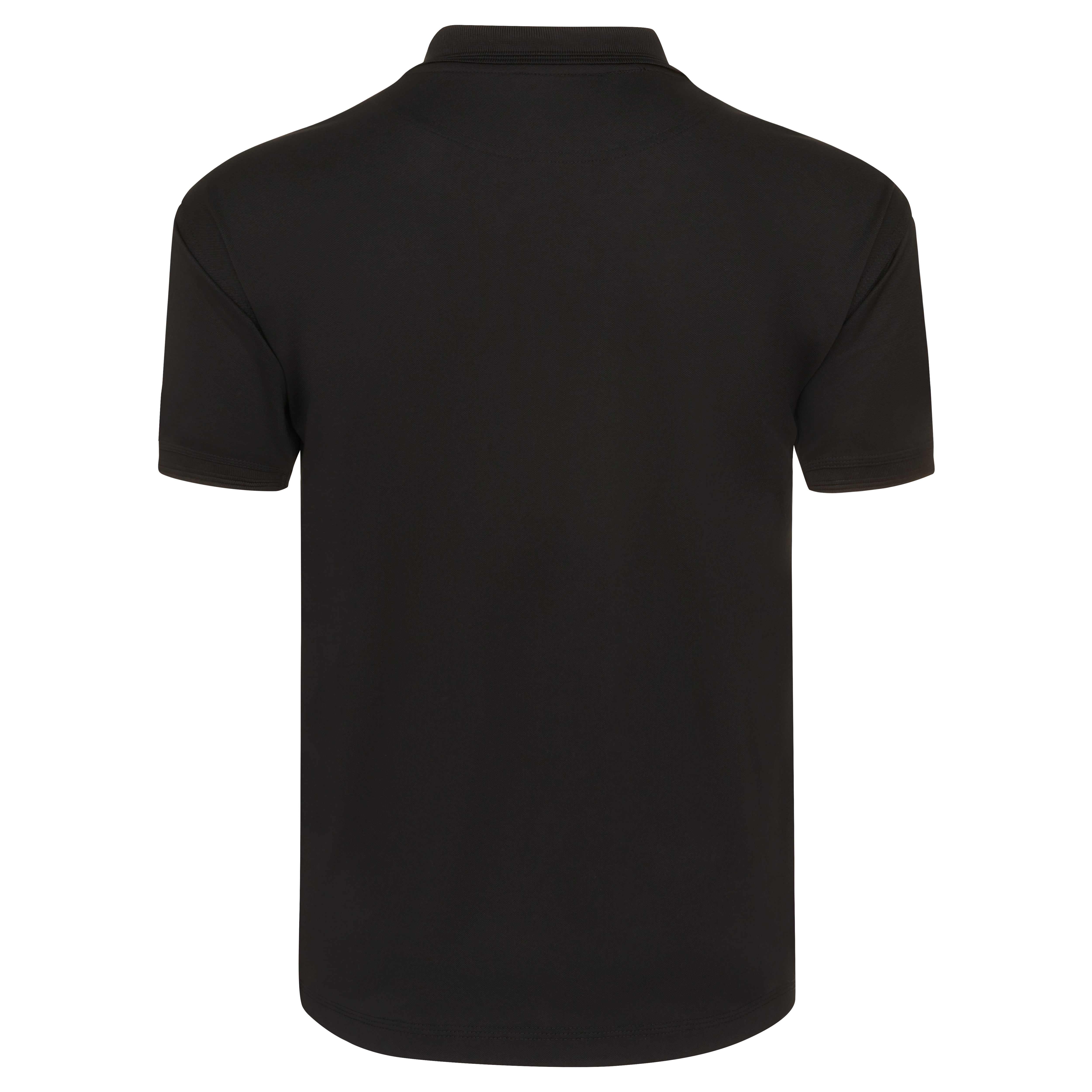 Oriole Wicking Poloshirt Black Back