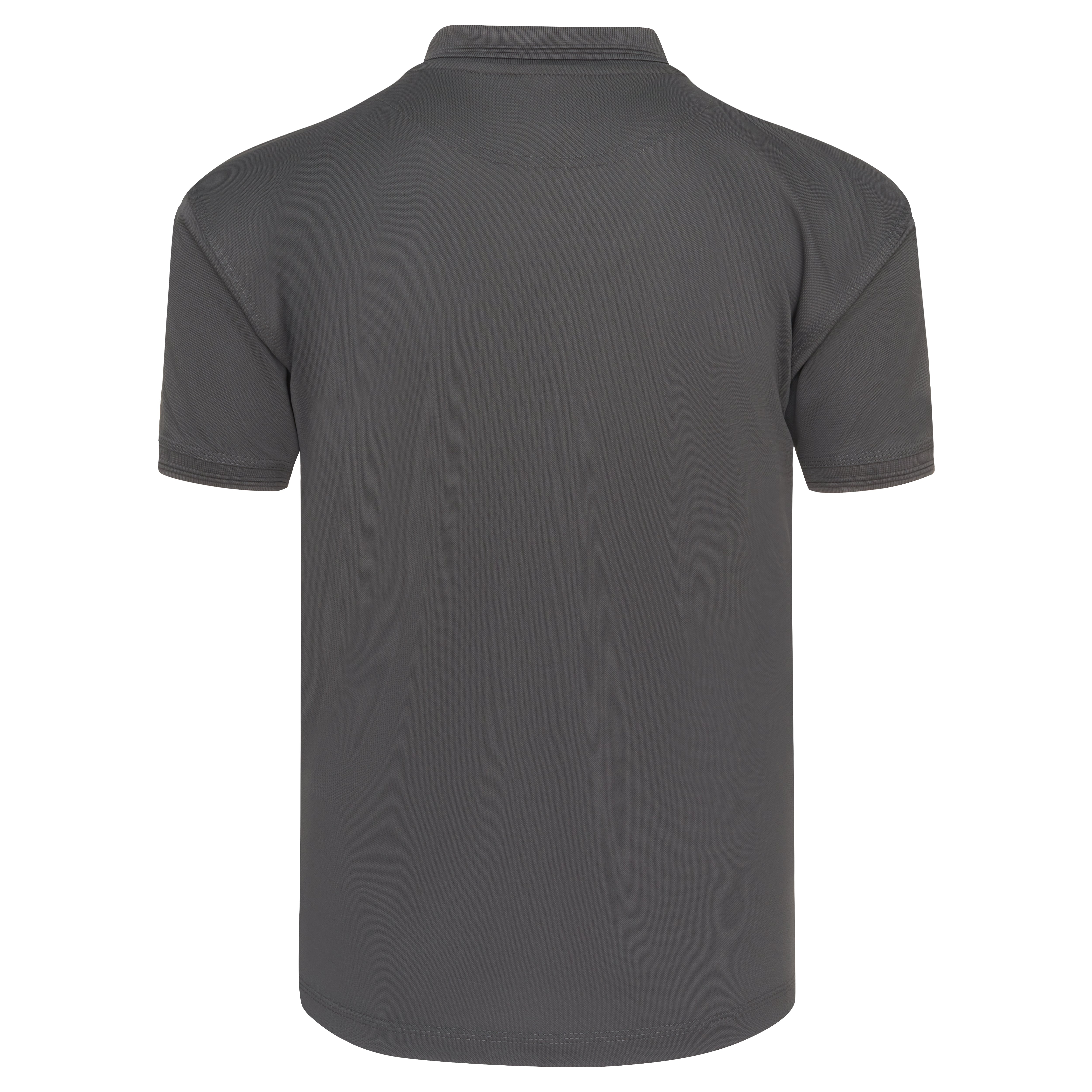 Oriole Wicking Poloshirt Graphite Back
