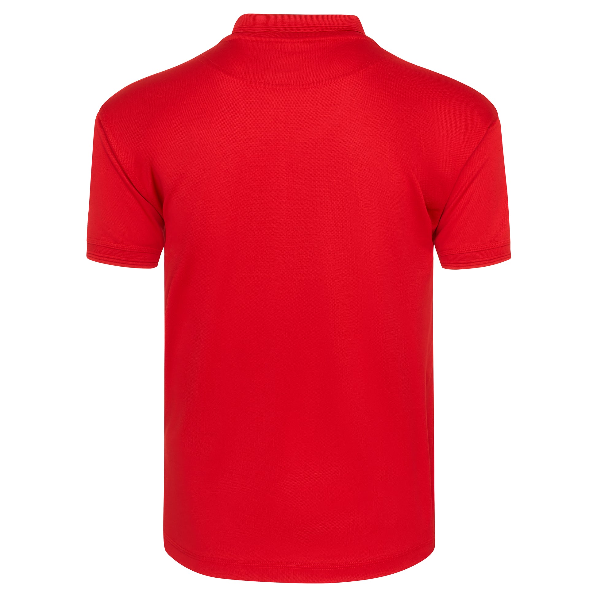 Oriole Wicking Poloshirt Red Back
