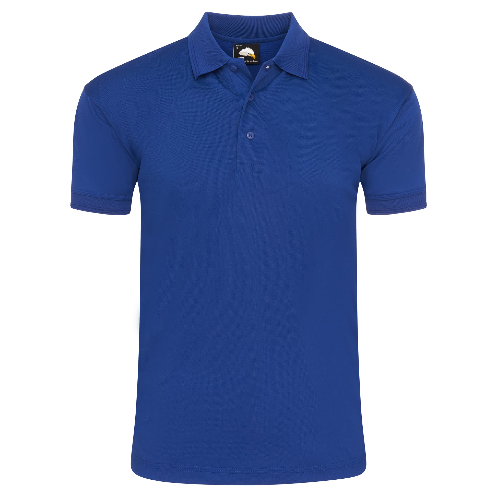 Oriole Wicking Poloshirt Royal Front