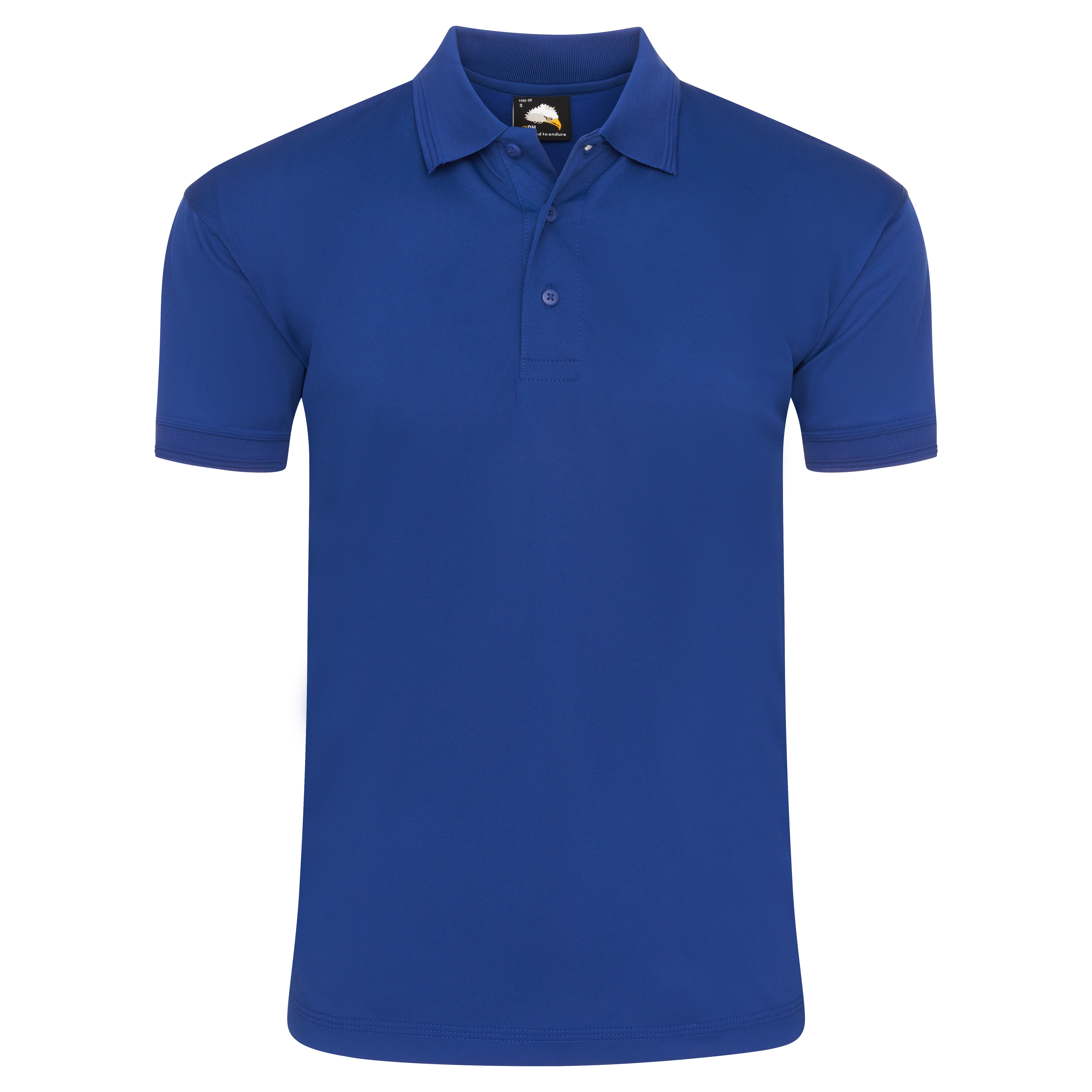 Oriole Wicking Poloshirt Royal Front