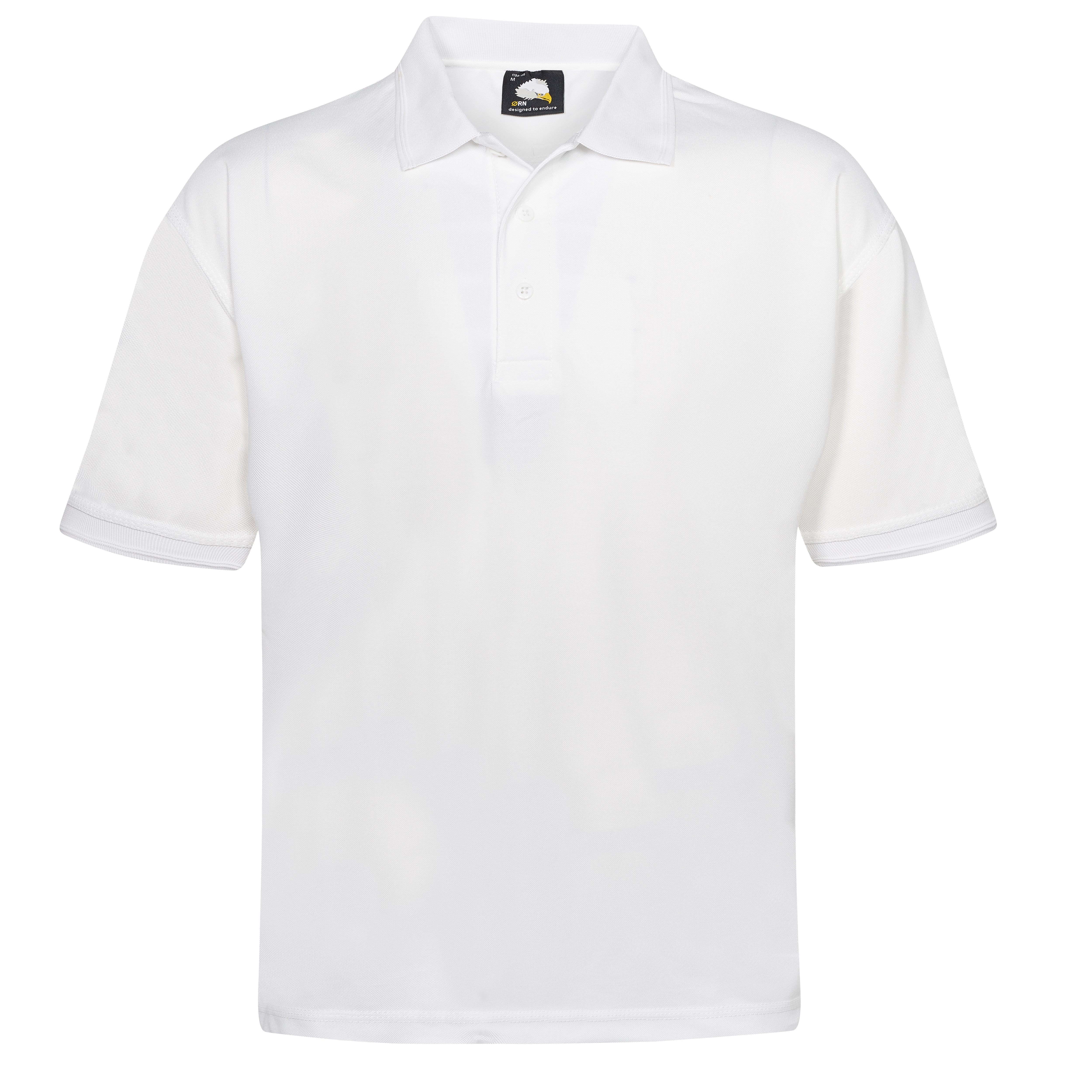Oriole Wicking Poloshirt White Front