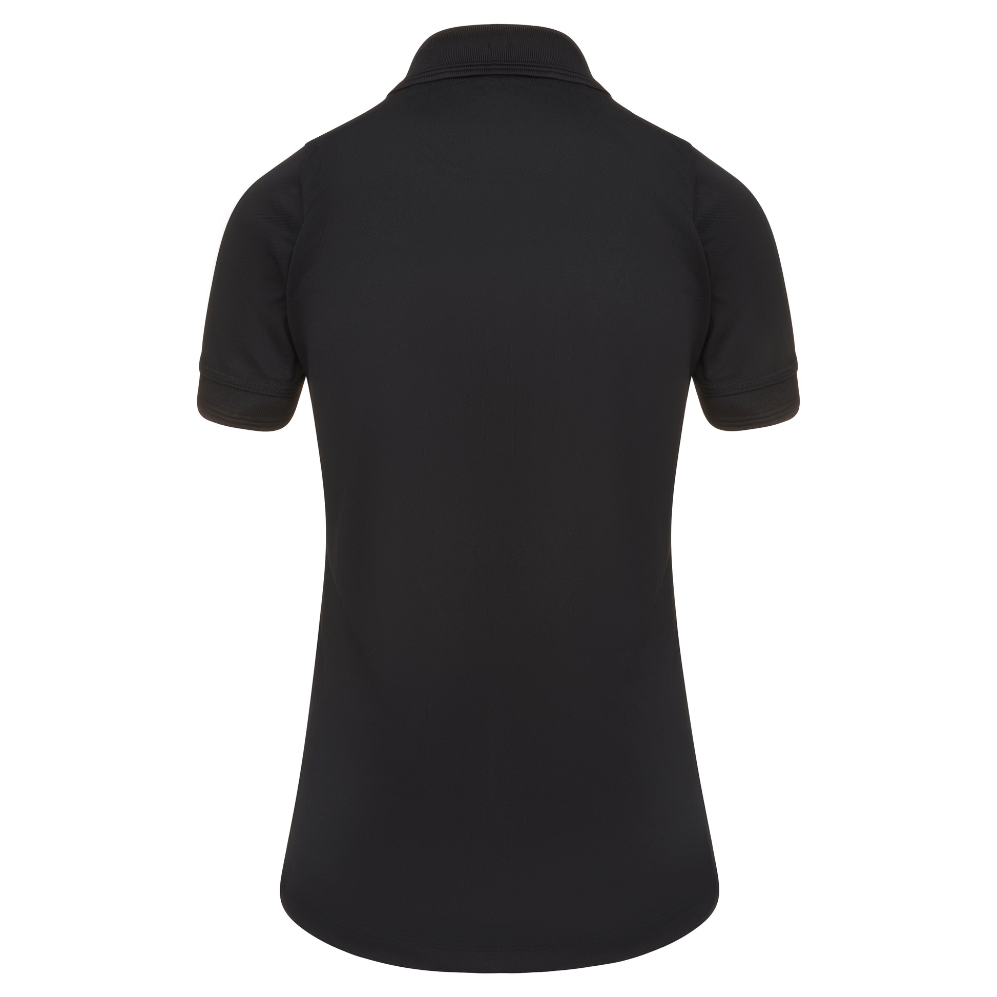 Ladies Oriole Wicking Poloshirt Black Back