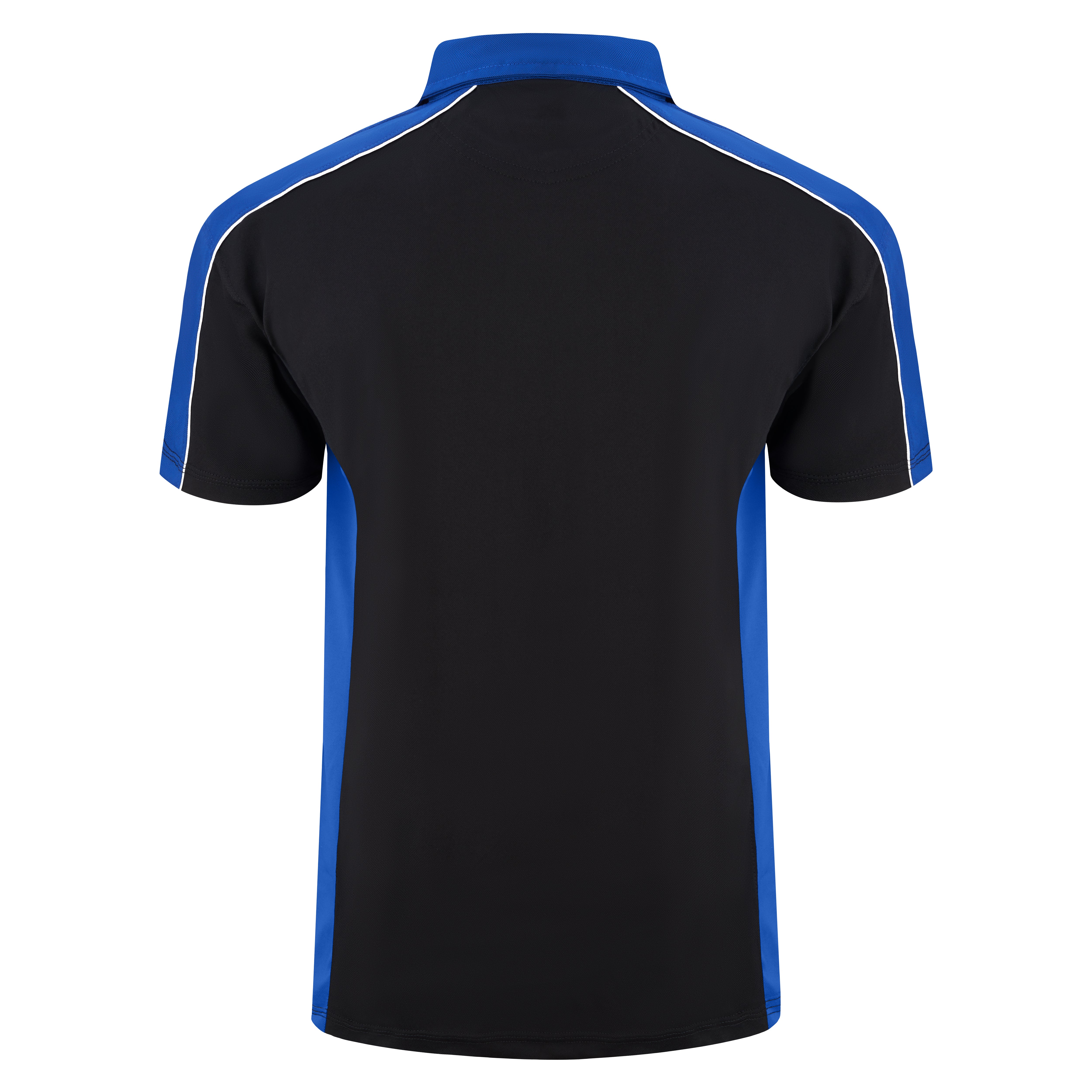 Avocet Wicking Poloshirt Black - Royal Back