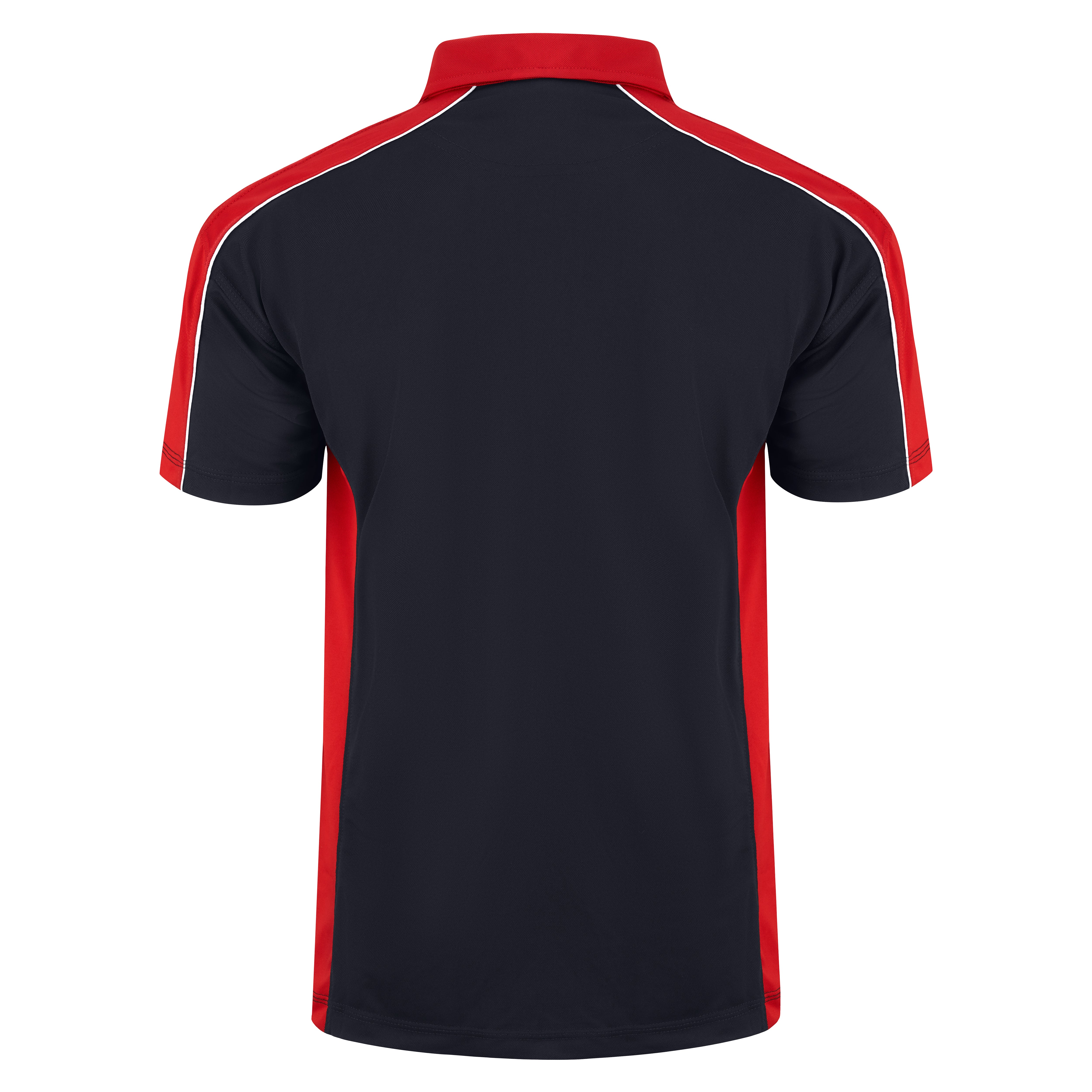 Avocet Wicking Poloshirt Navy - Red Back